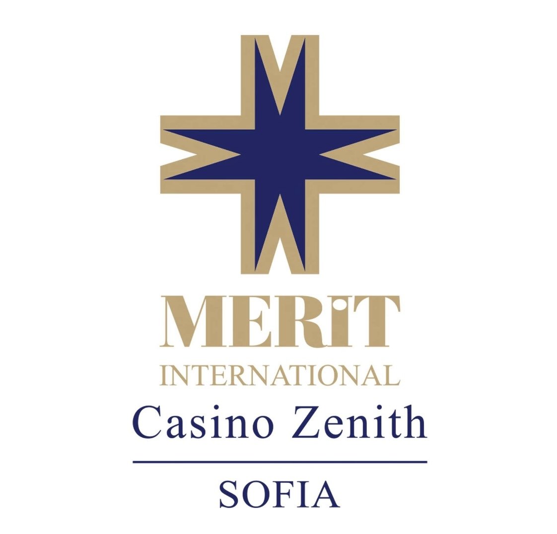 MERT INTERNATIONAL logo with a star symbol and text for Casino Zenith in Sofia.