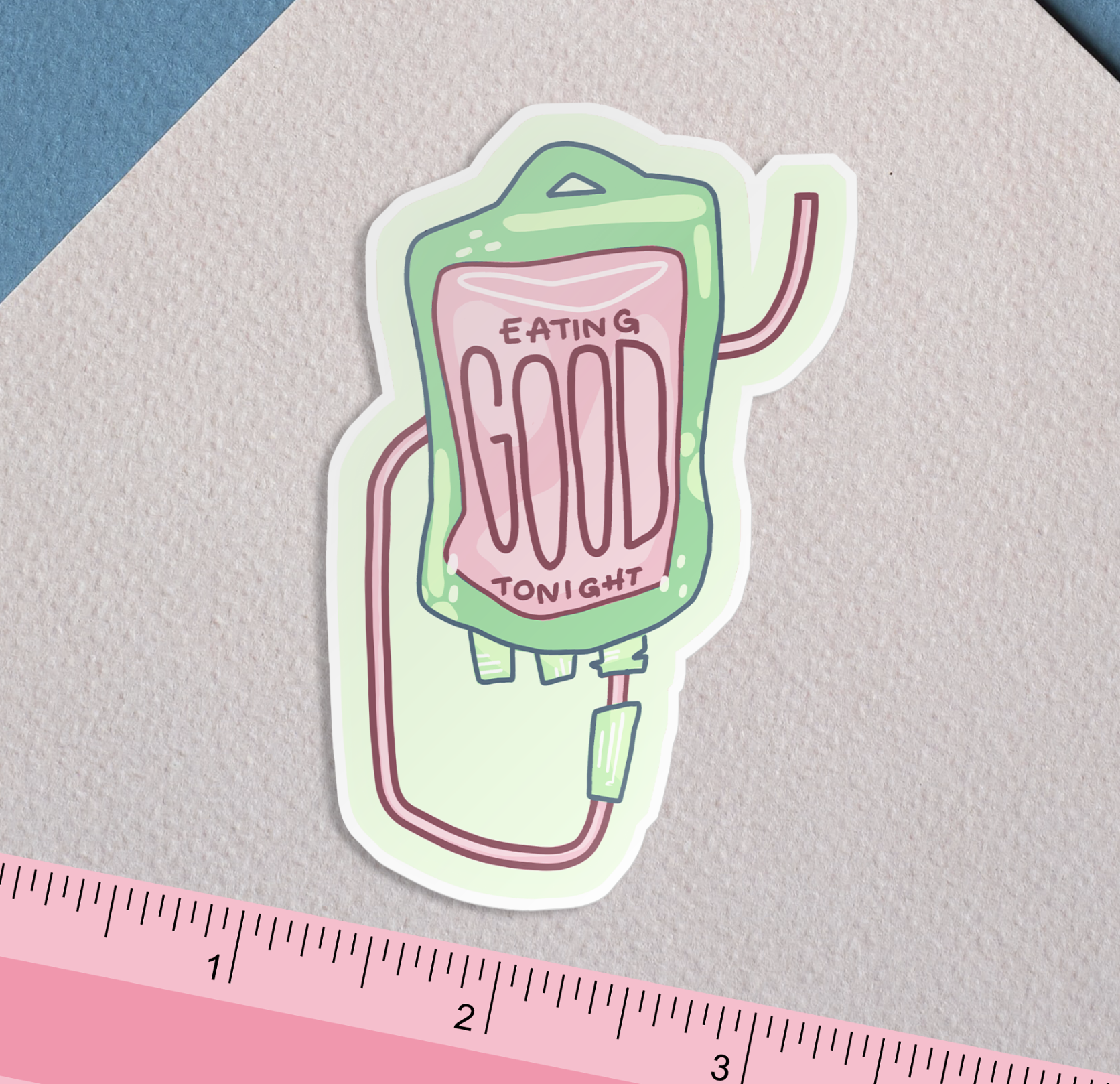 Eating Good Pastel TPN Sticker