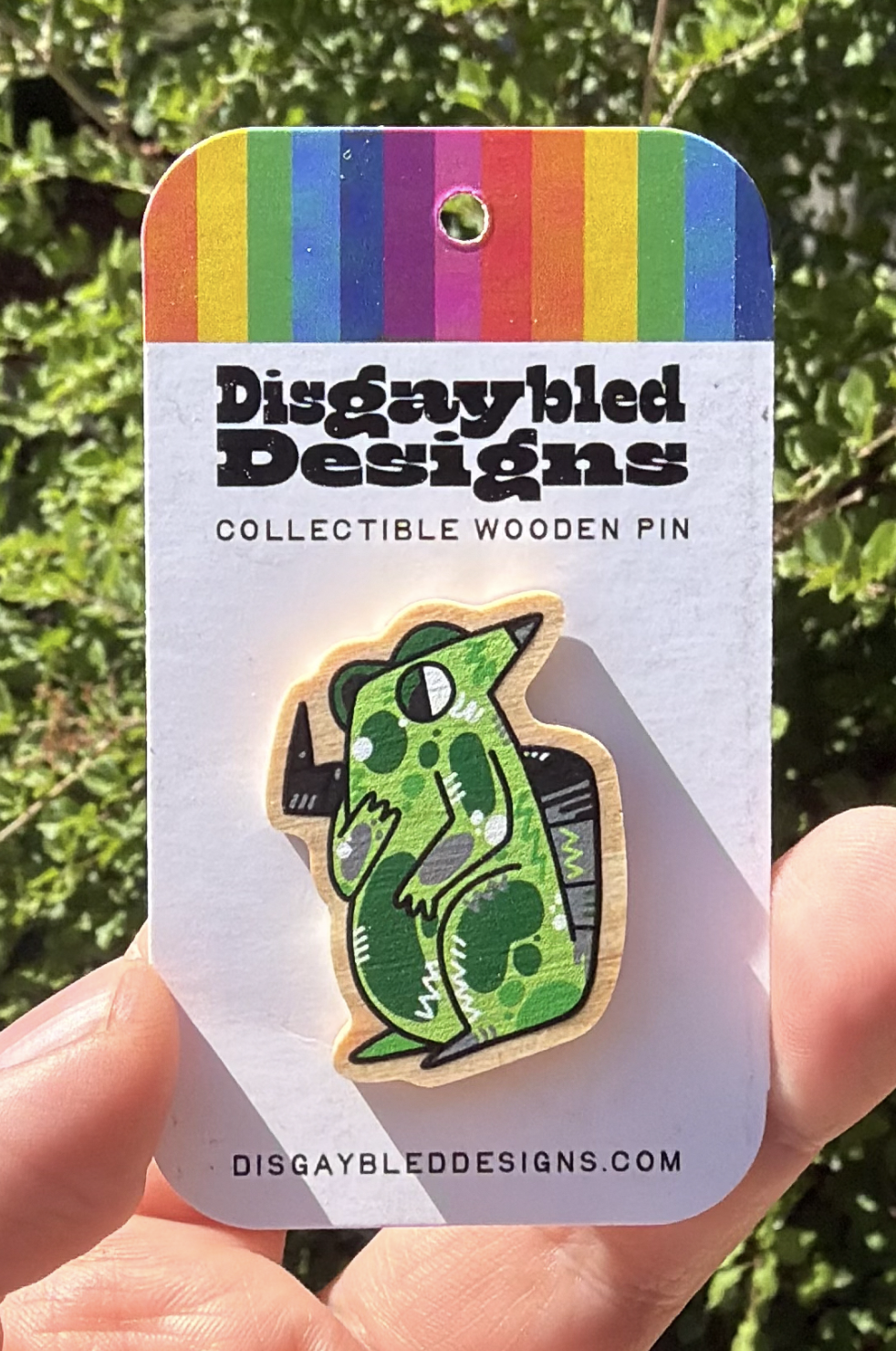 Aromantic Rat Pin
