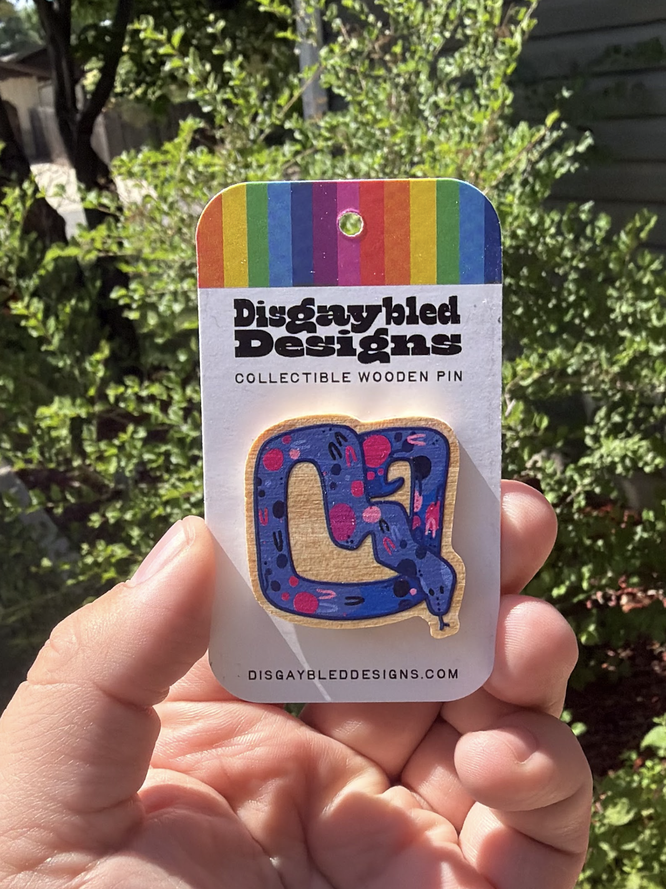 Bisexual Snake Pin
