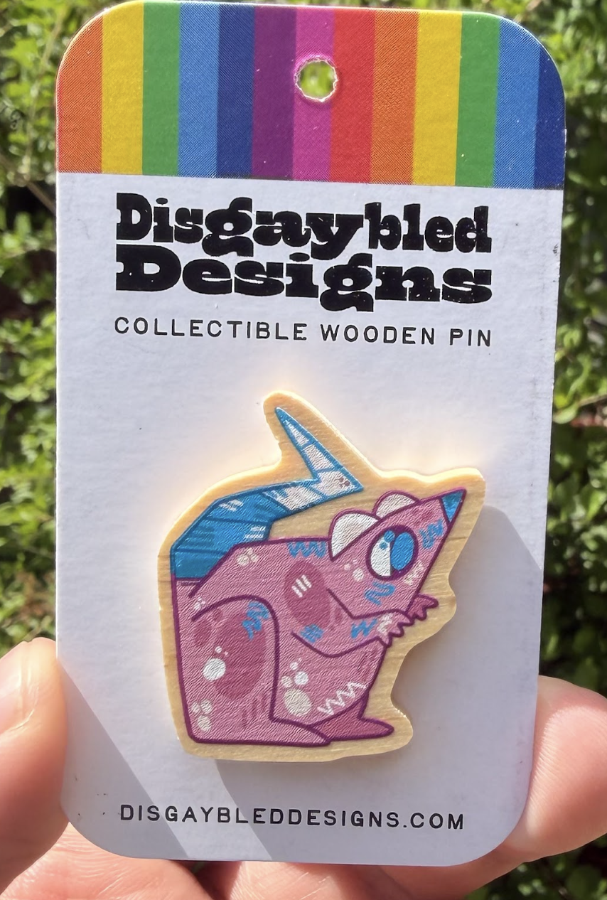 Transgender Rat Pin