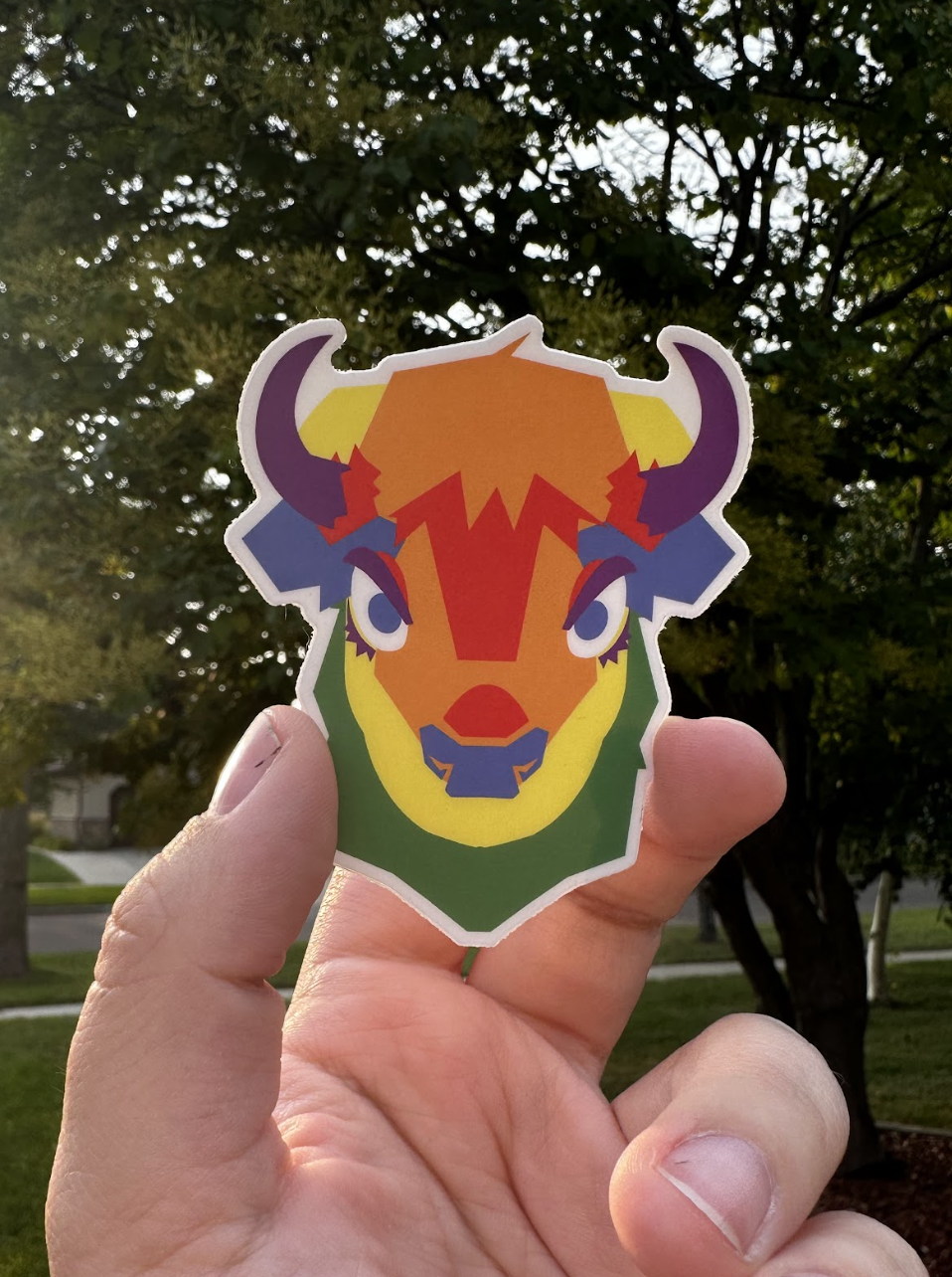 Gay Bison Sticker