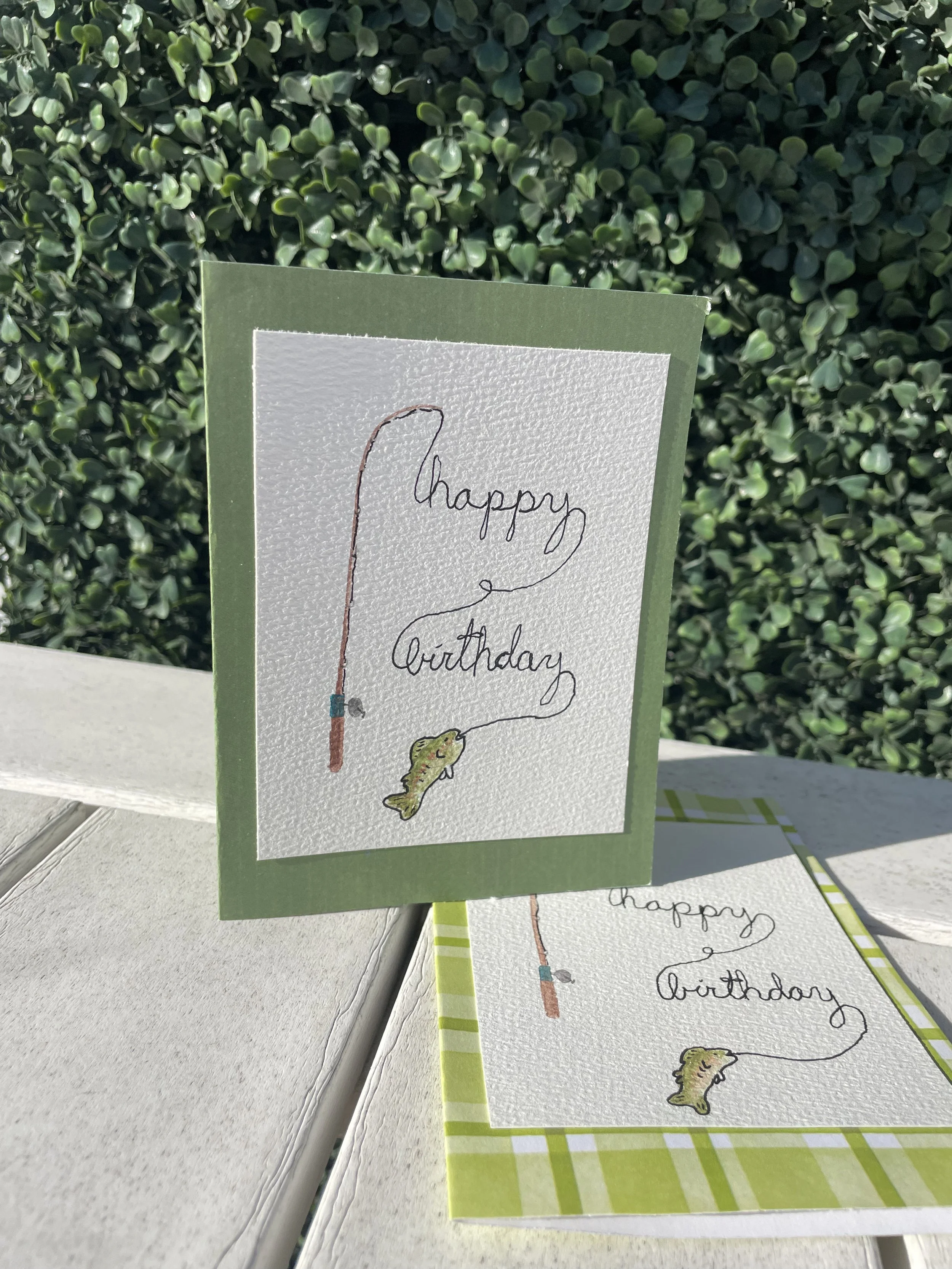Happy Birthday Fishing Card
