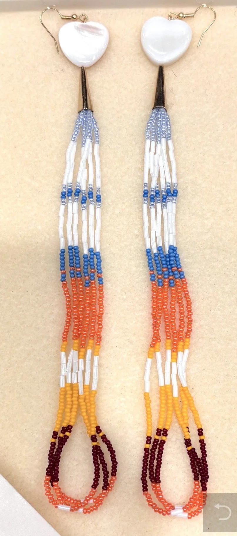 Dangle Earrings "Gilded Wings"