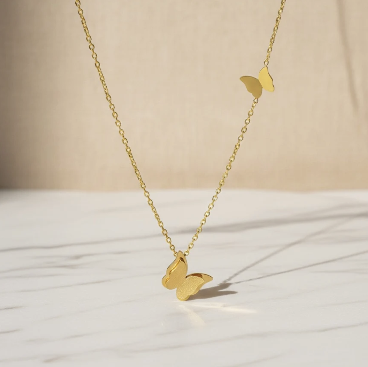Butterfly Pendant Necklace