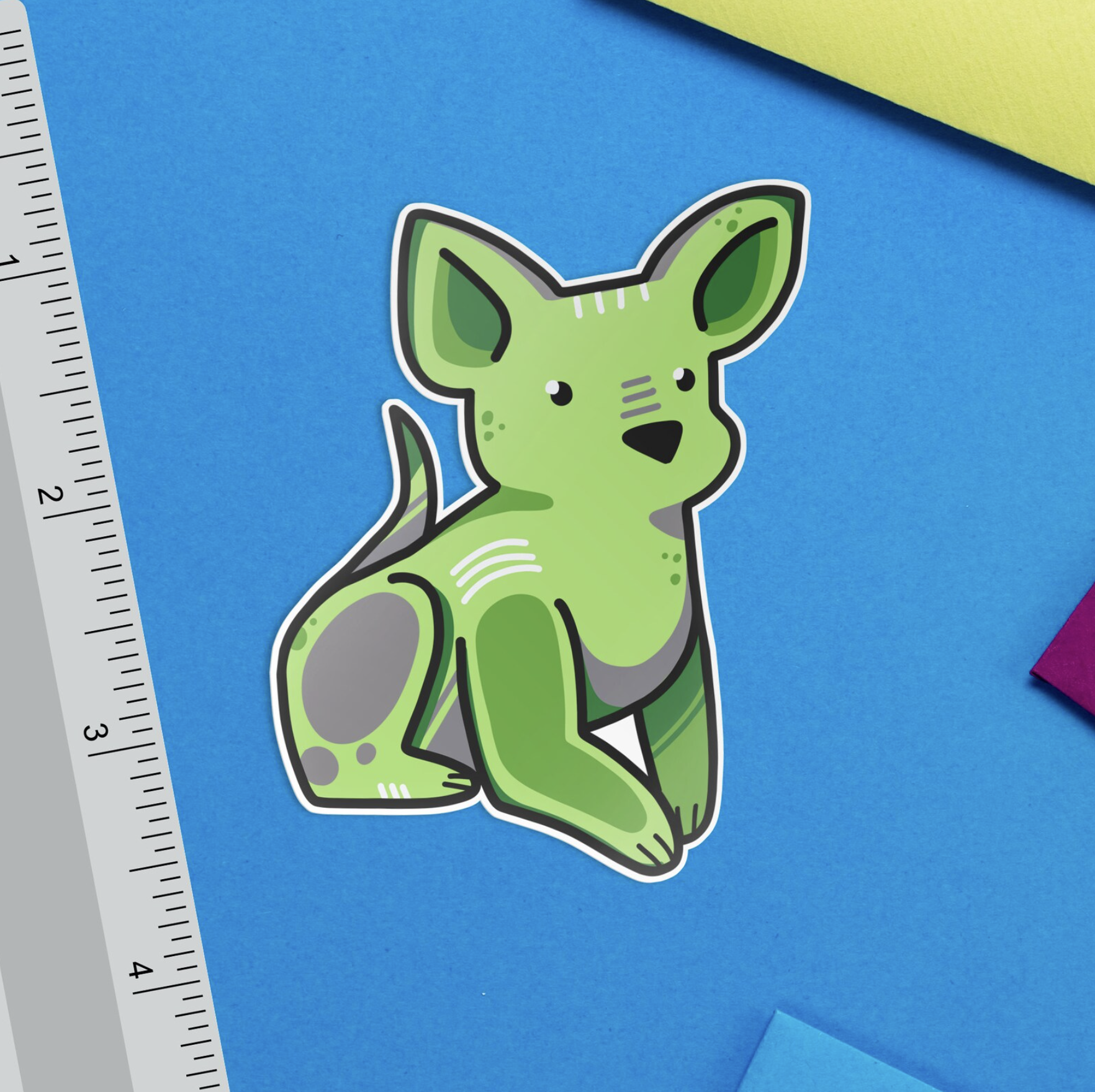 Aromantic Puppy Sticker
