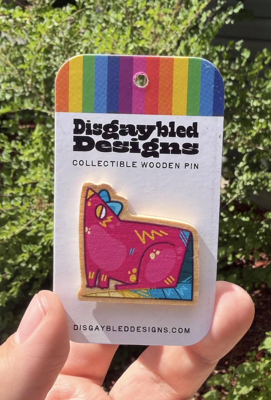 Pansexual Rat Pin