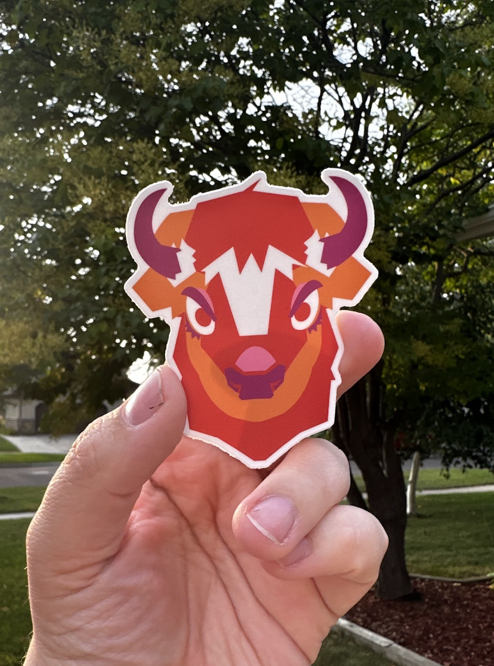 Lesbian Bison Sticker