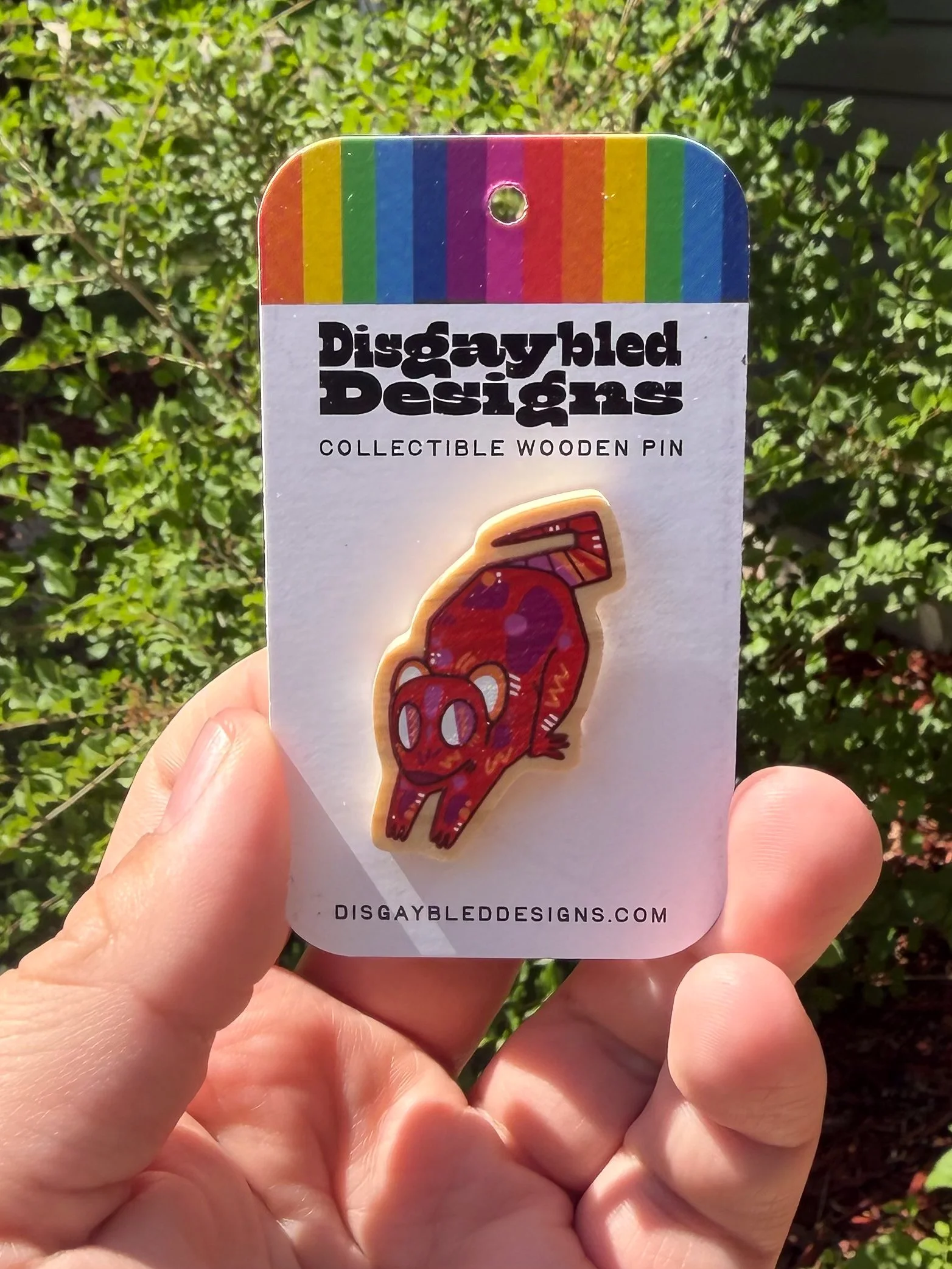 Lesbian Rat Pin