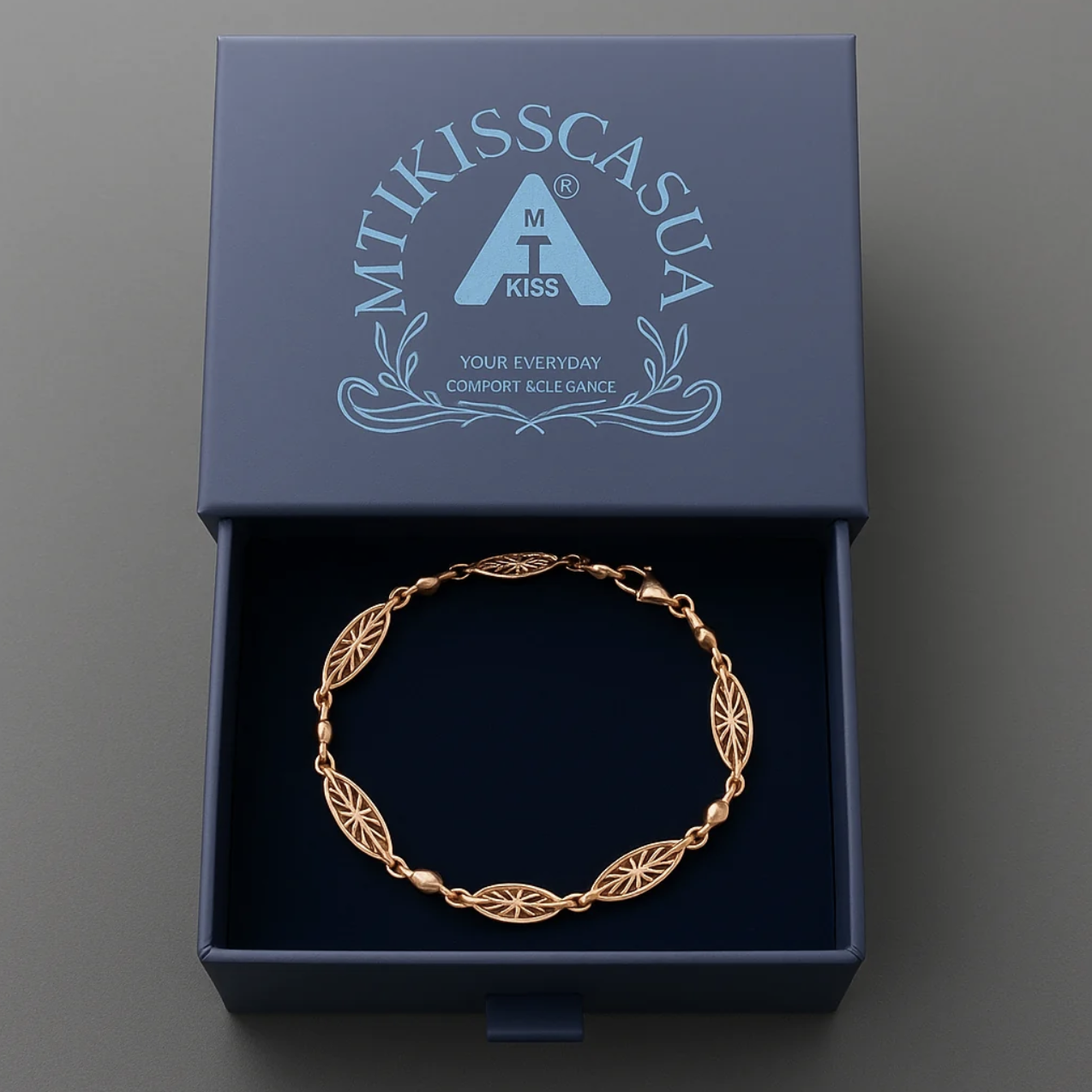 Rose Gold Filigree Bracelet