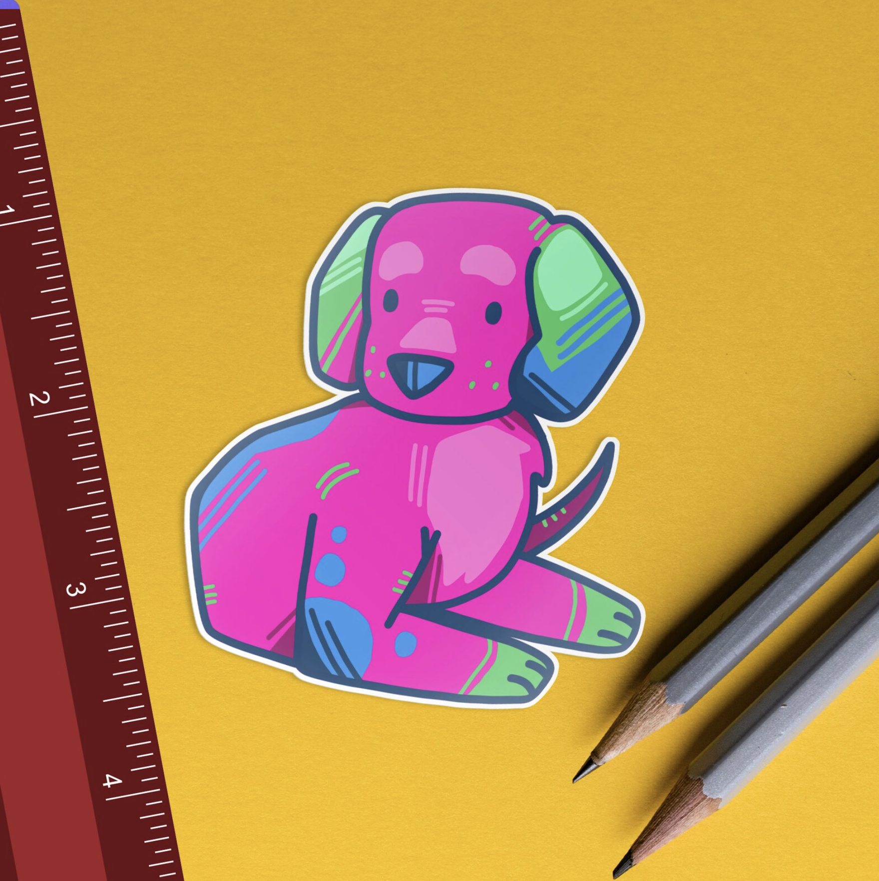 Polysexual Puppy Sticker