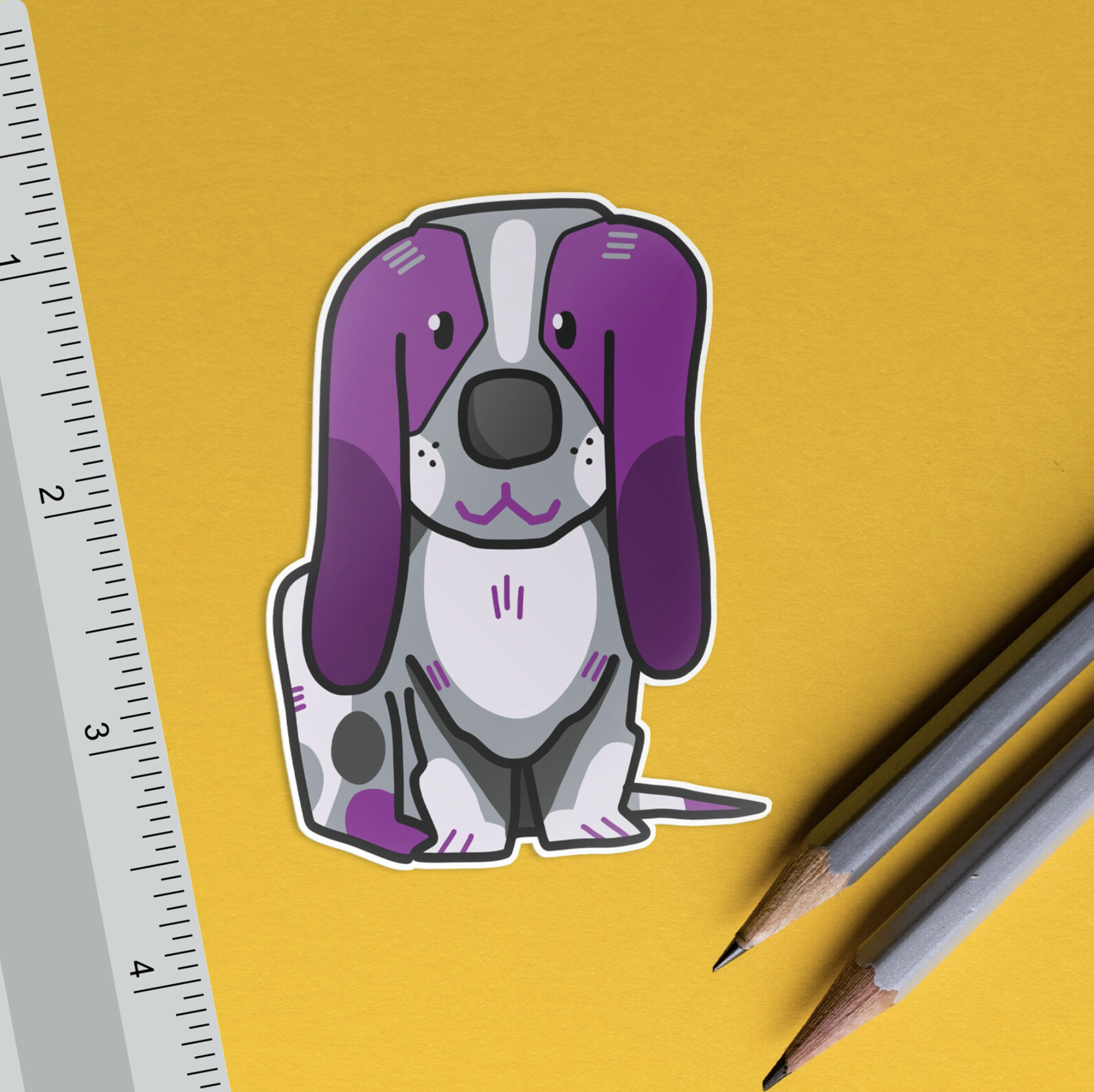 Asexual Puppy Sticker
