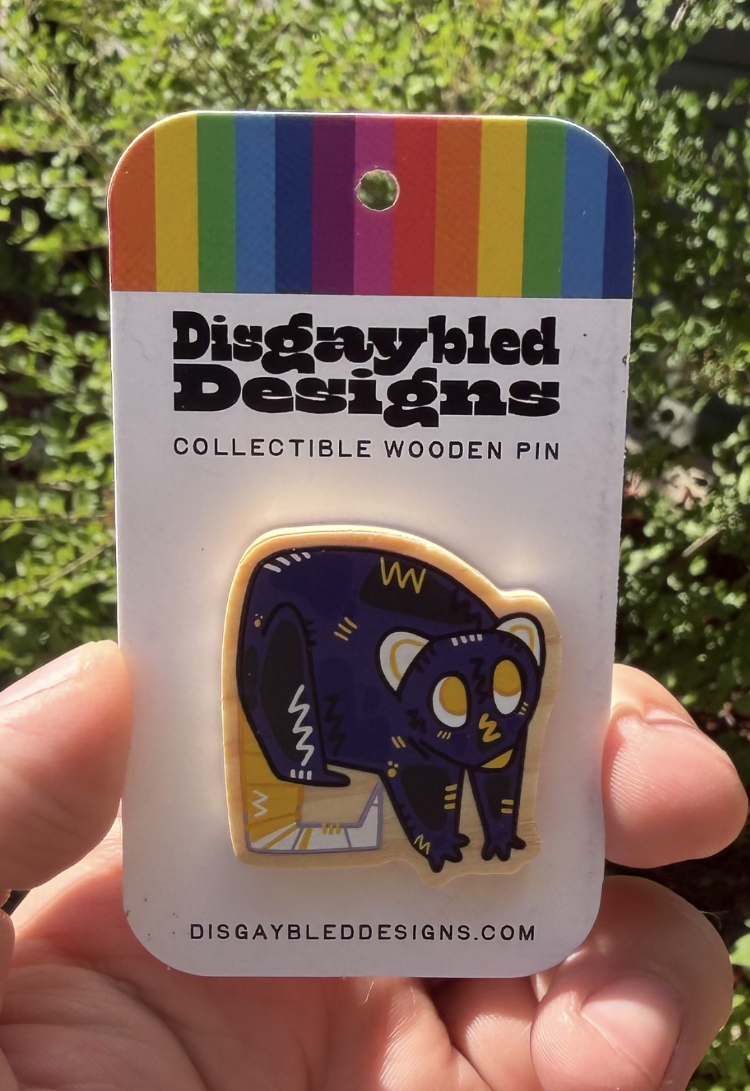 Nonbinary Rat Pin