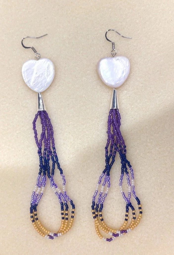 Dangle Earrings "Lavender Nights"
