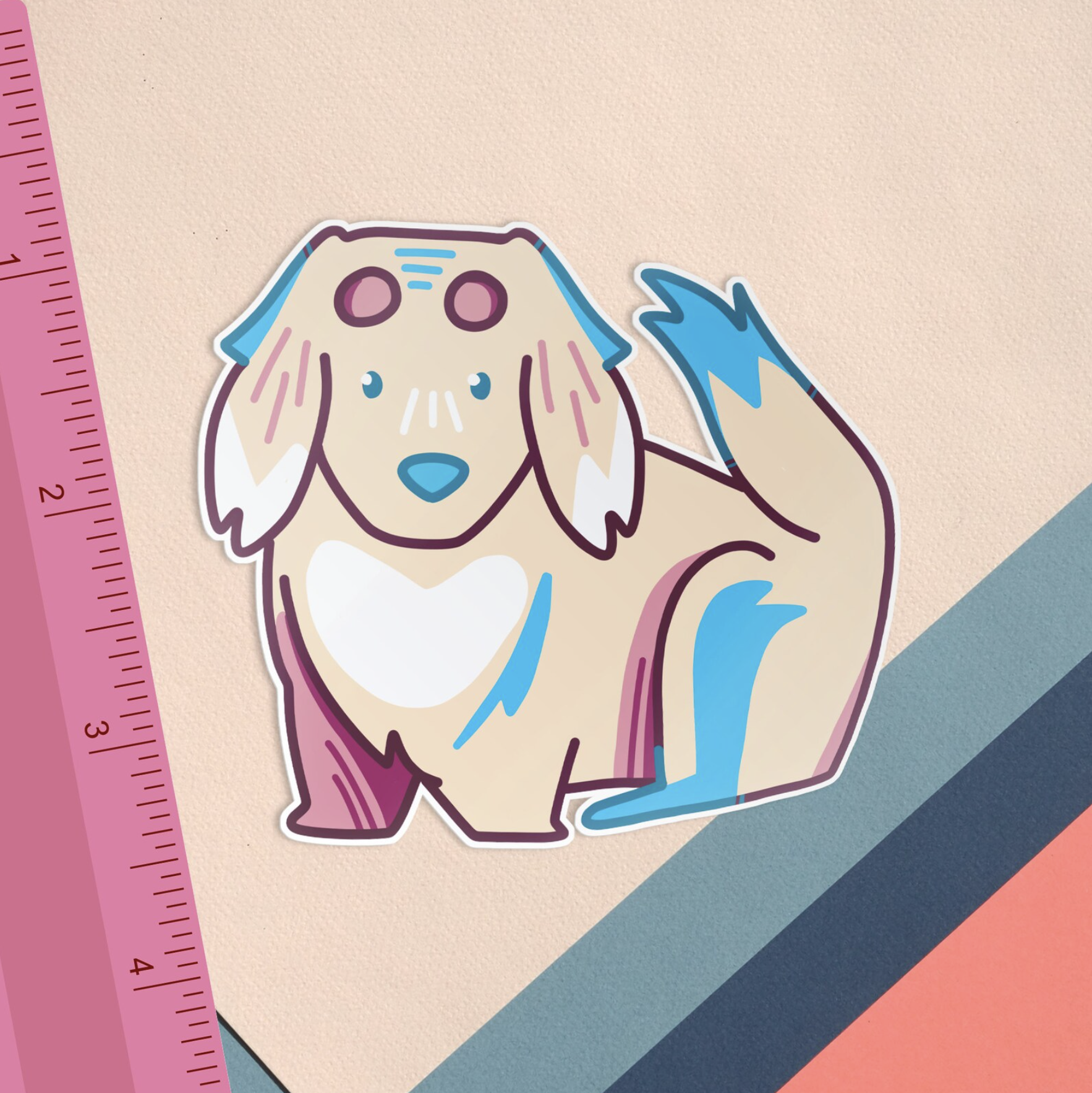 Transgender Puppy Sticker