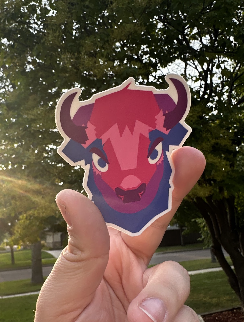 Bisexual Bison Sticker