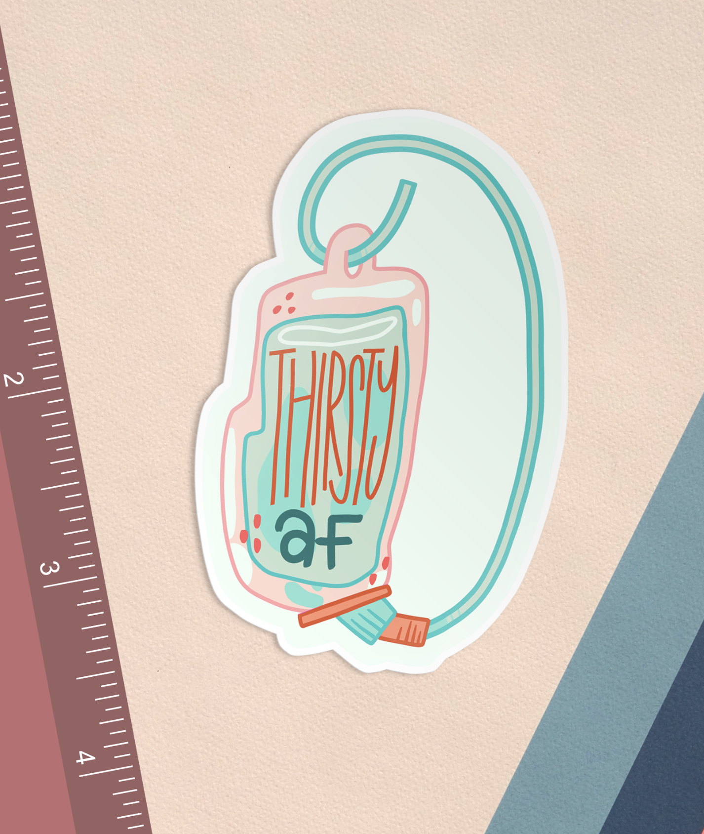 Thirsty AF Pastel IV Sticker
