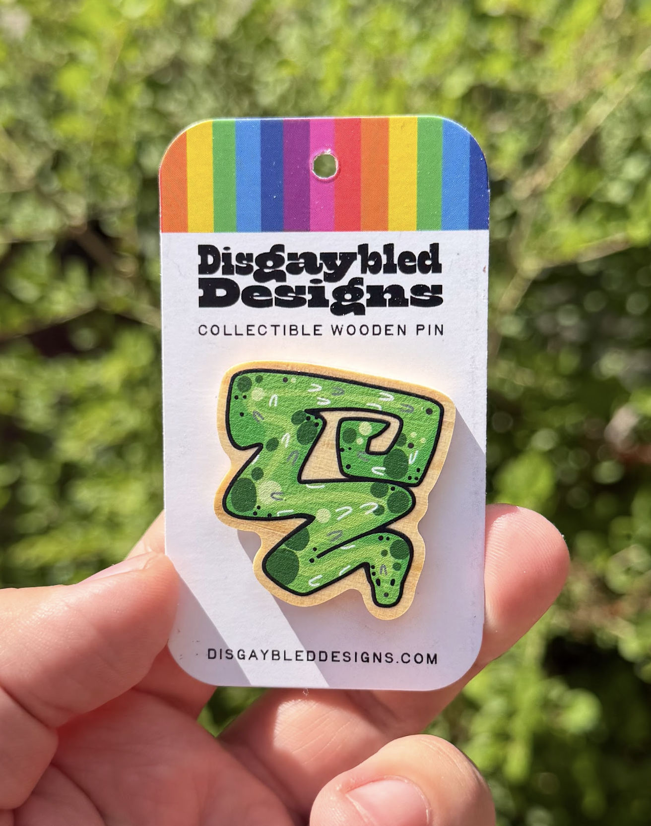 Aromantic Snake Pin