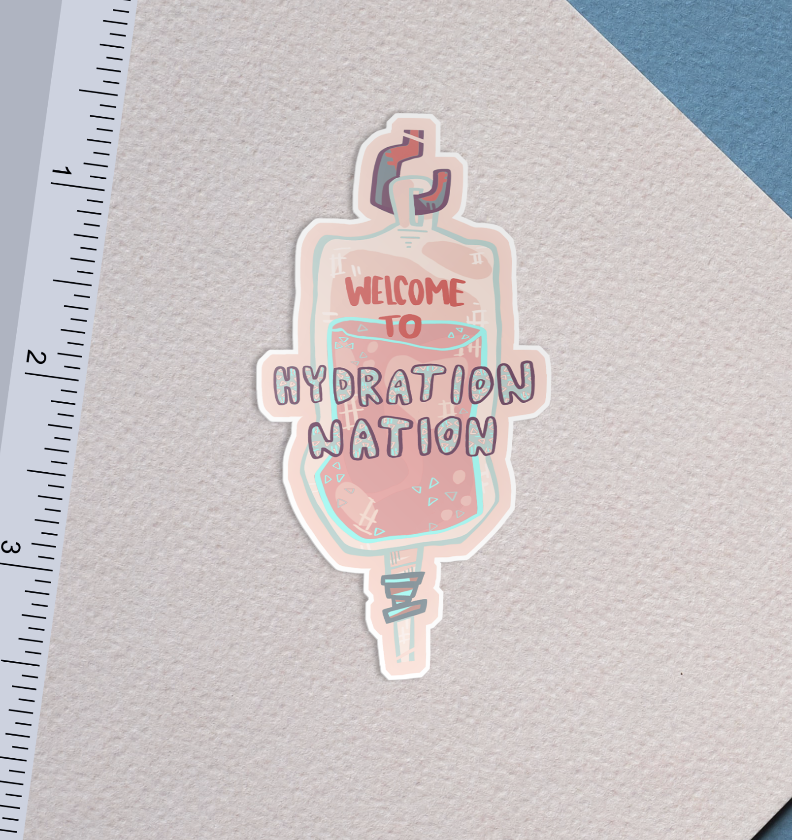 Hydration Nation Pastel IV Sticker