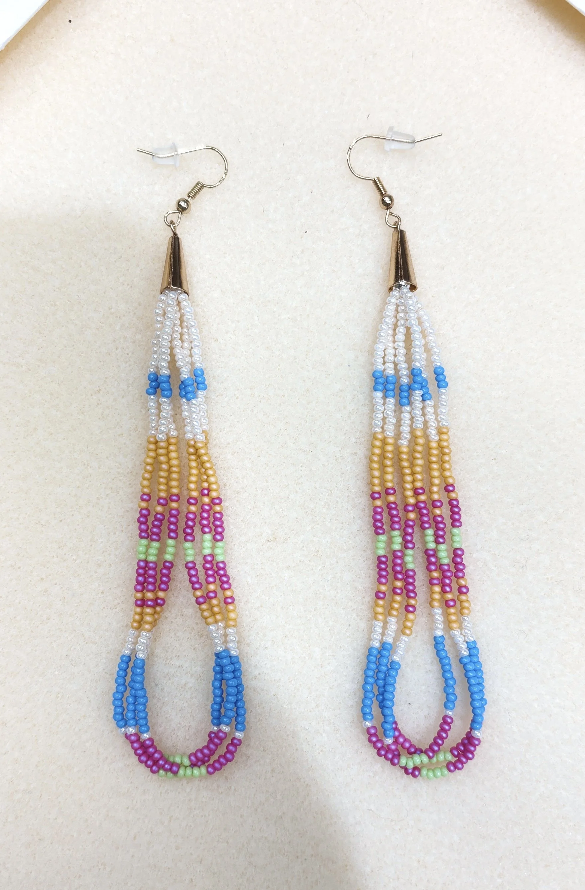 Dangle Earrings "Radiant Raindrops"