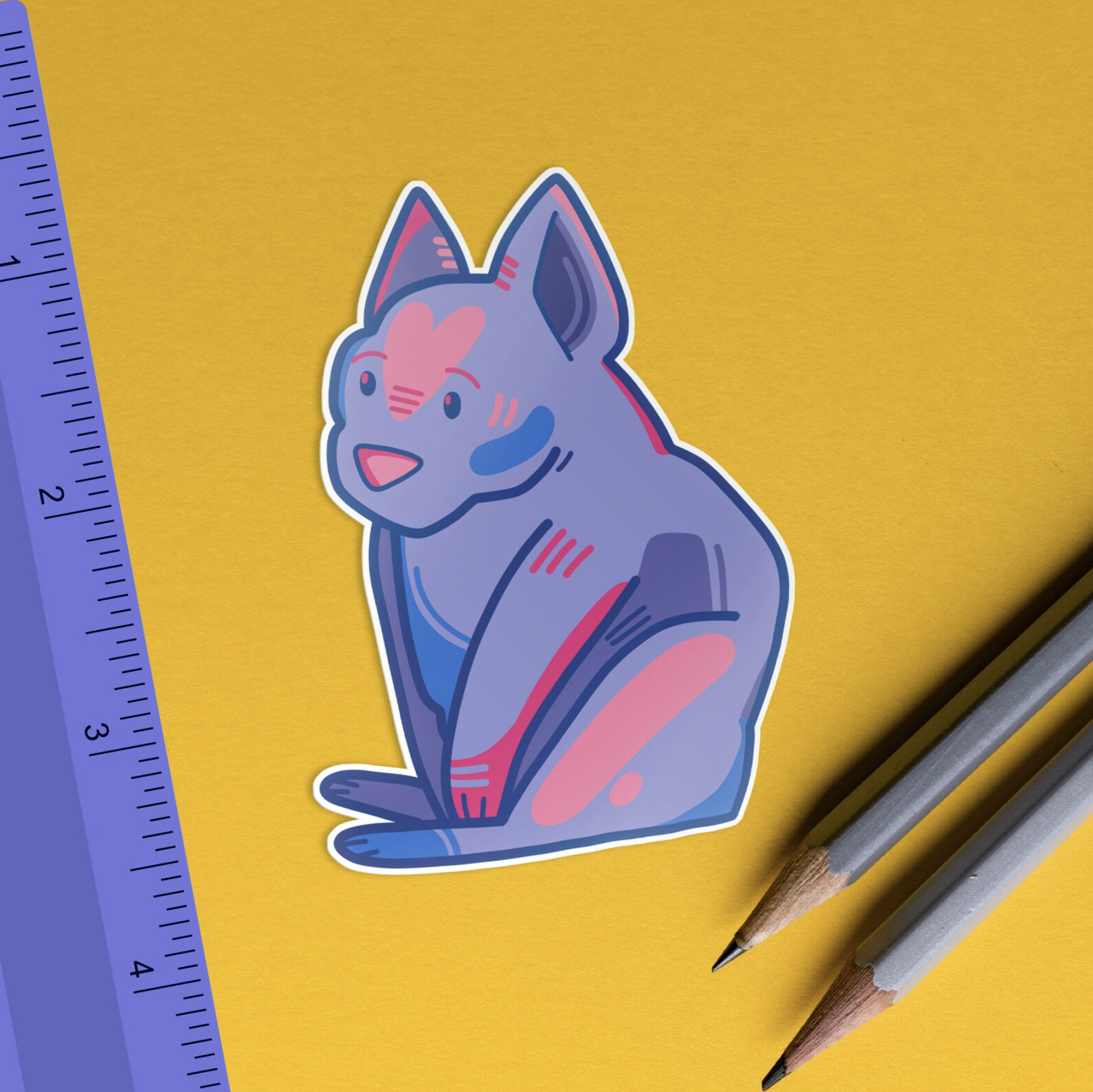 Bisexual Puppy Sticker