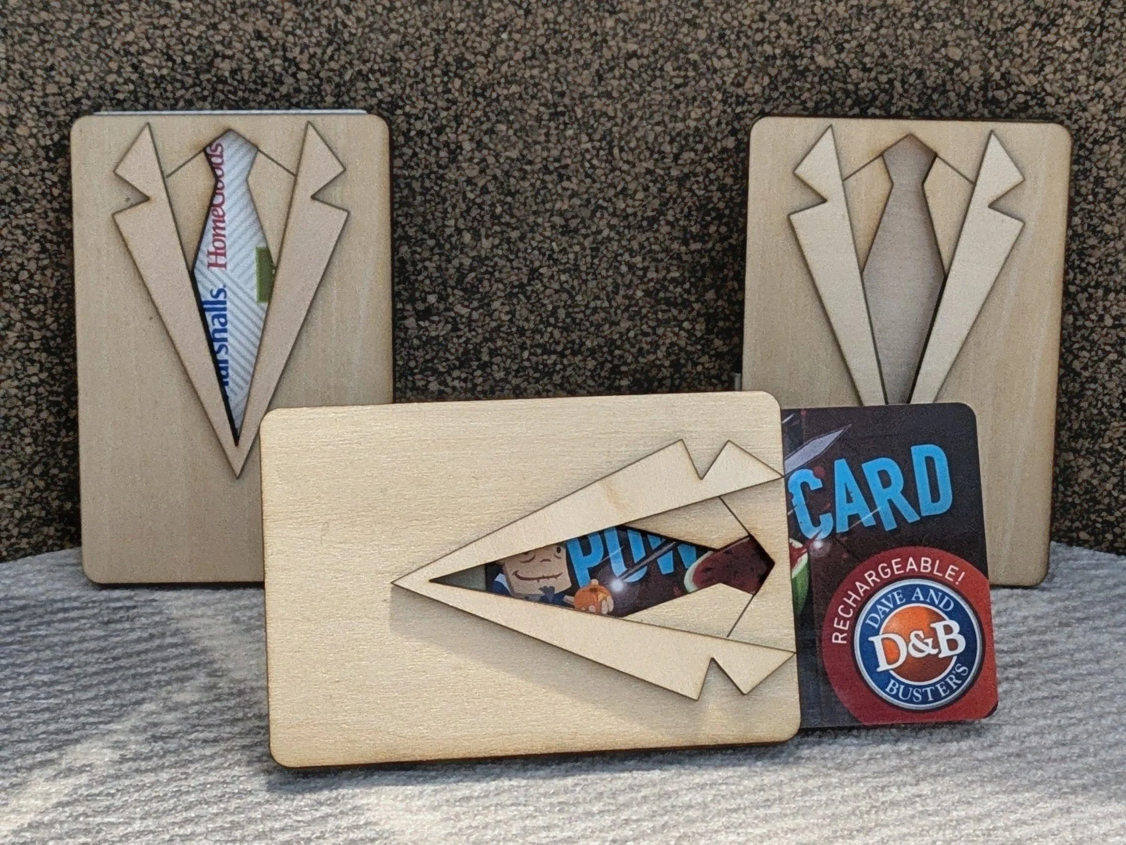 Tuxedo Gift Card Holder