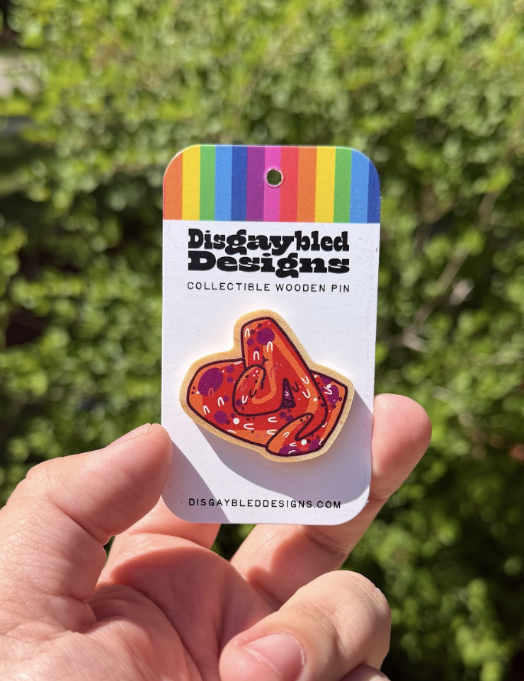 Lesbian Snake Pin