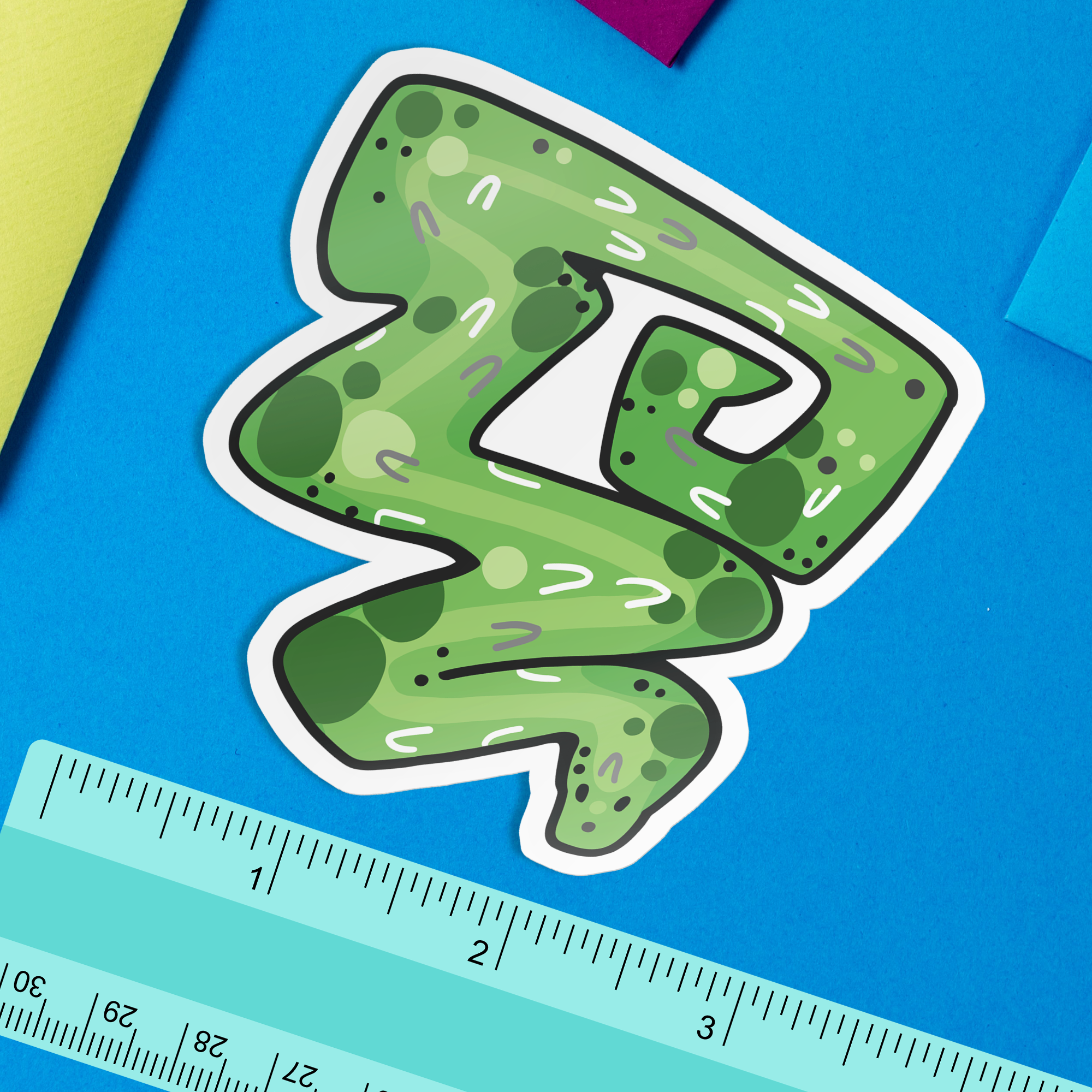 Aromantic Snake Sticker
