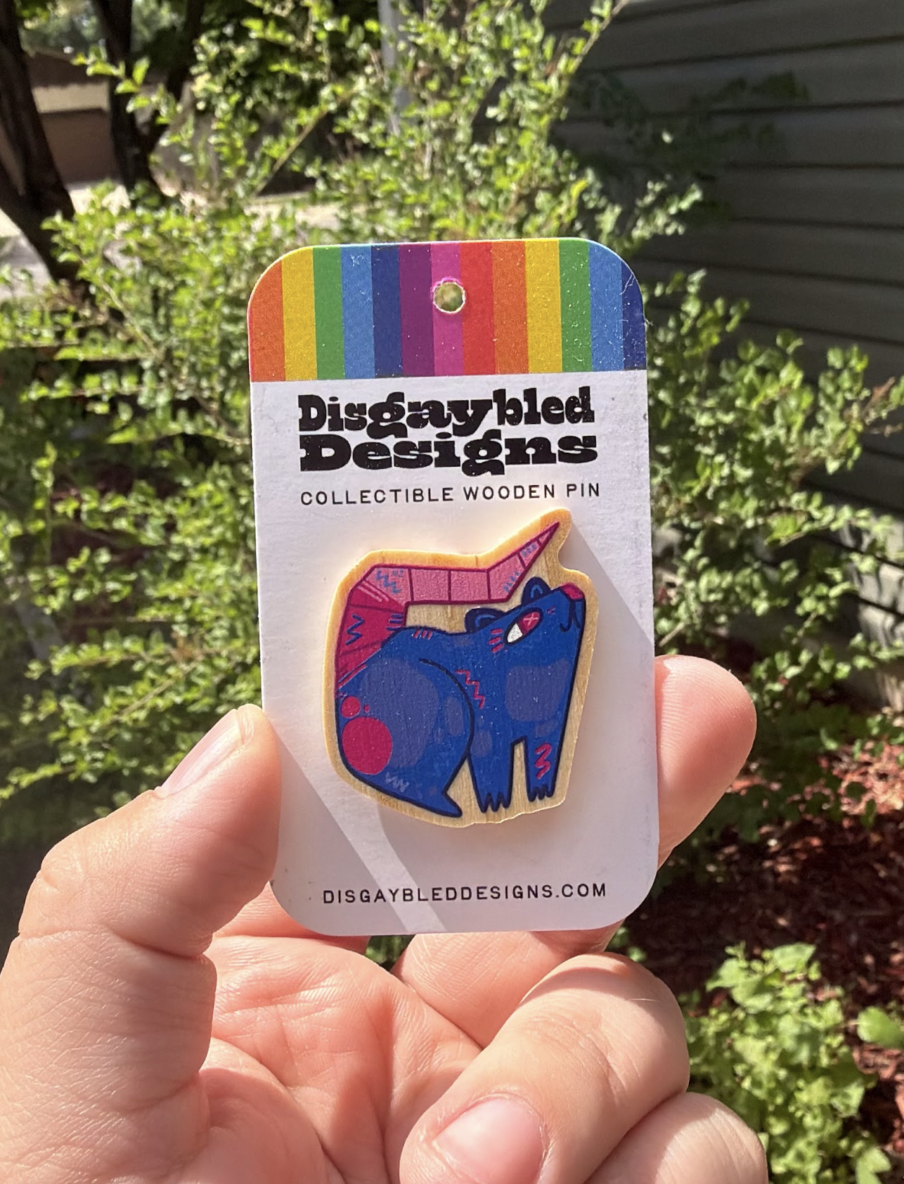 Bisexual Rat Pin