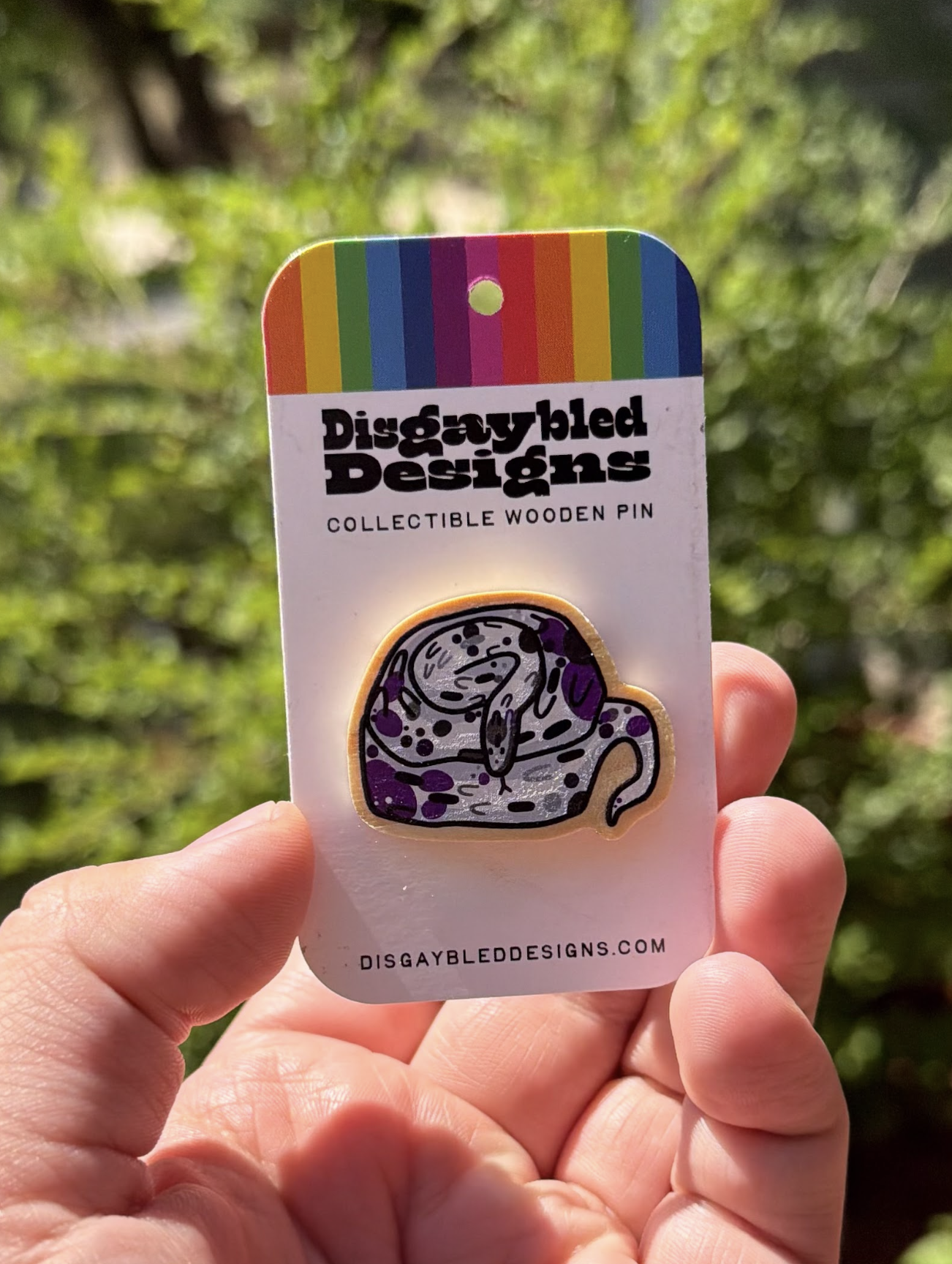 Asexual Snake Pin