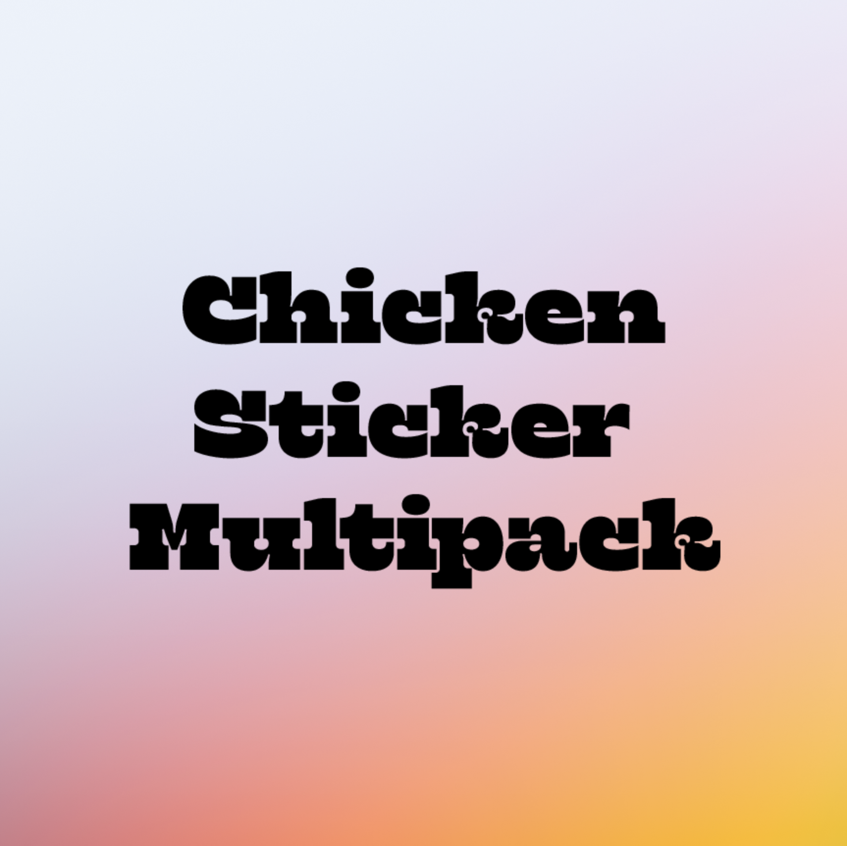 Chicken Sticker Pack