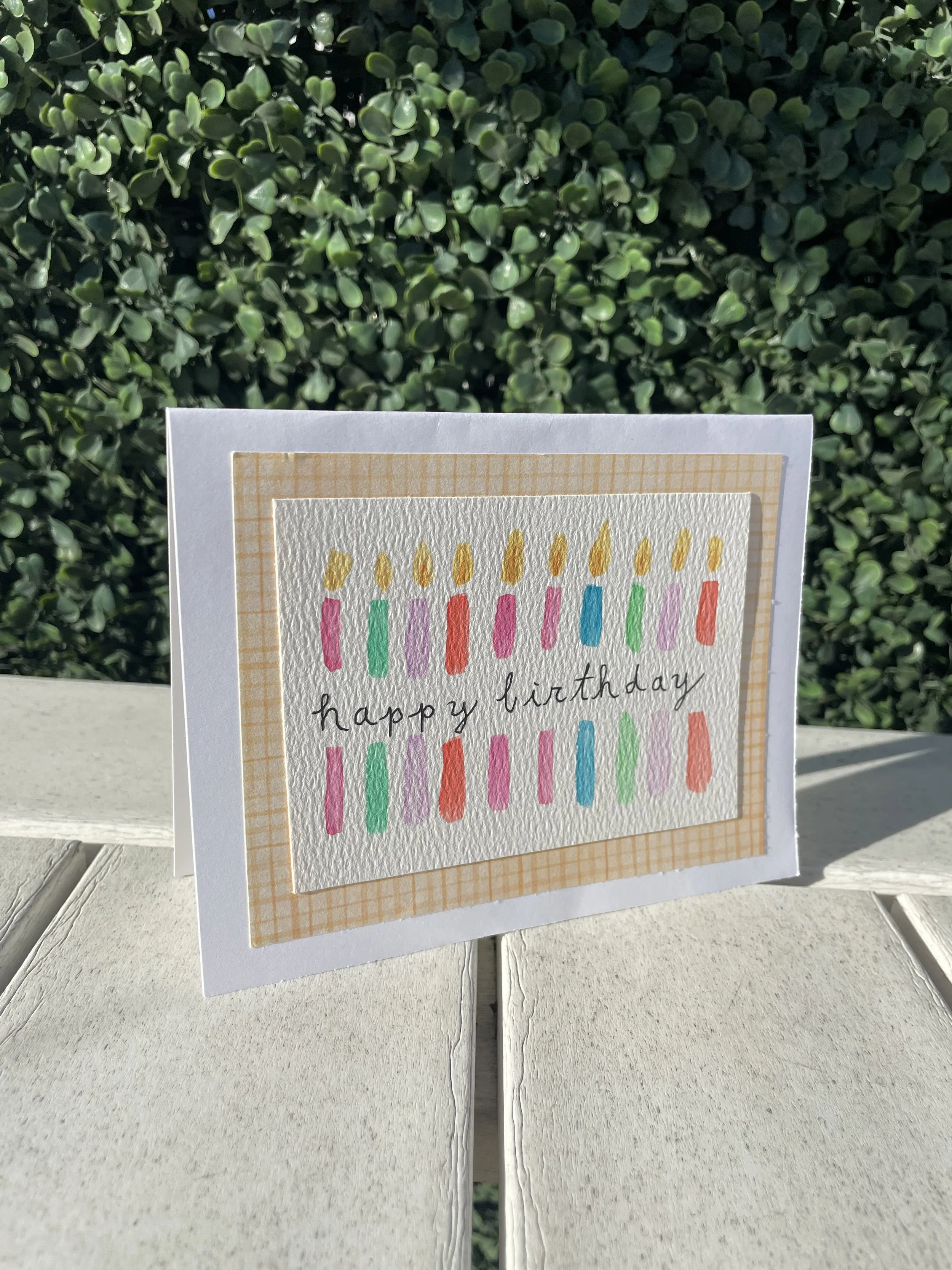 Candles Happy Birthday Card