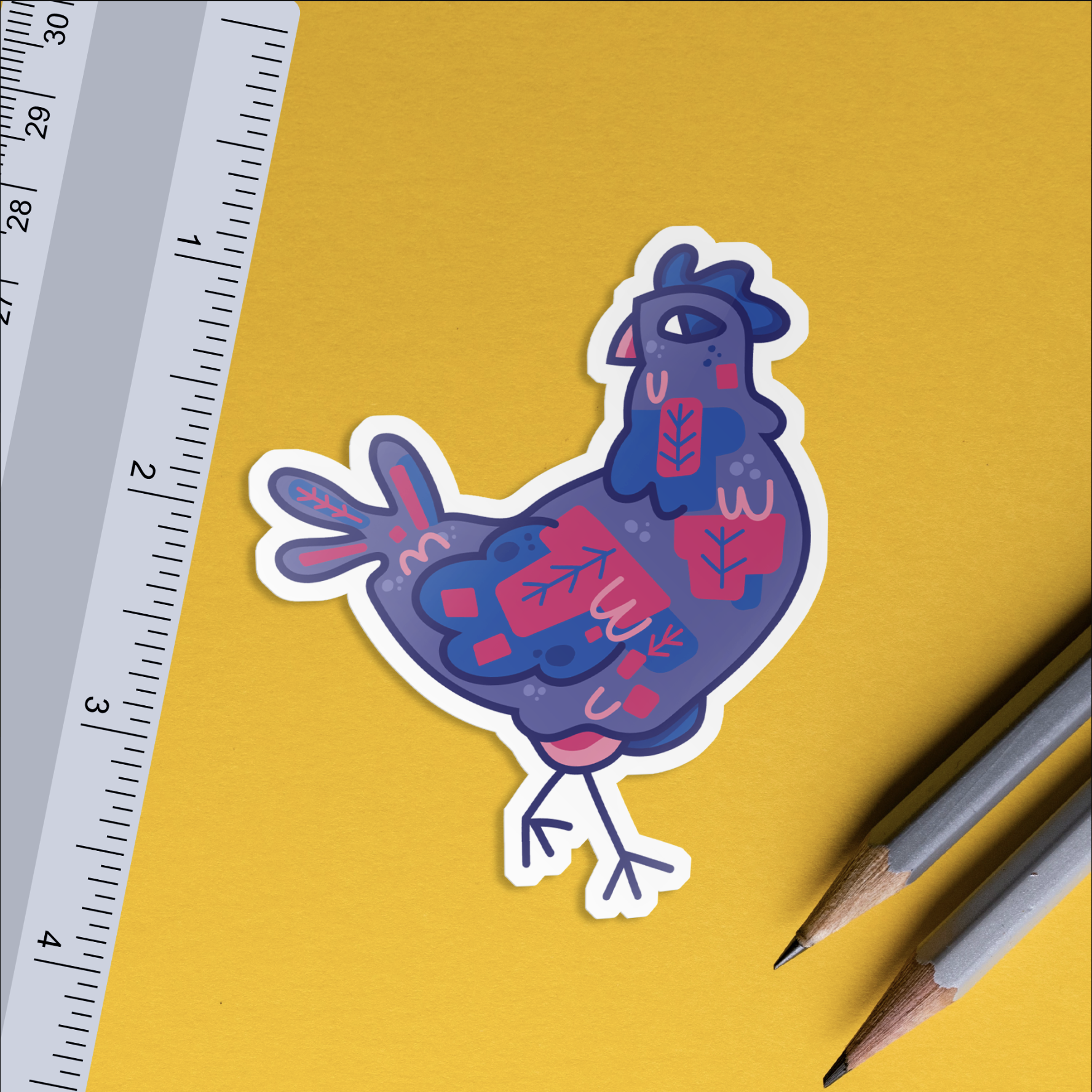 Bisexual Chicken Sticker