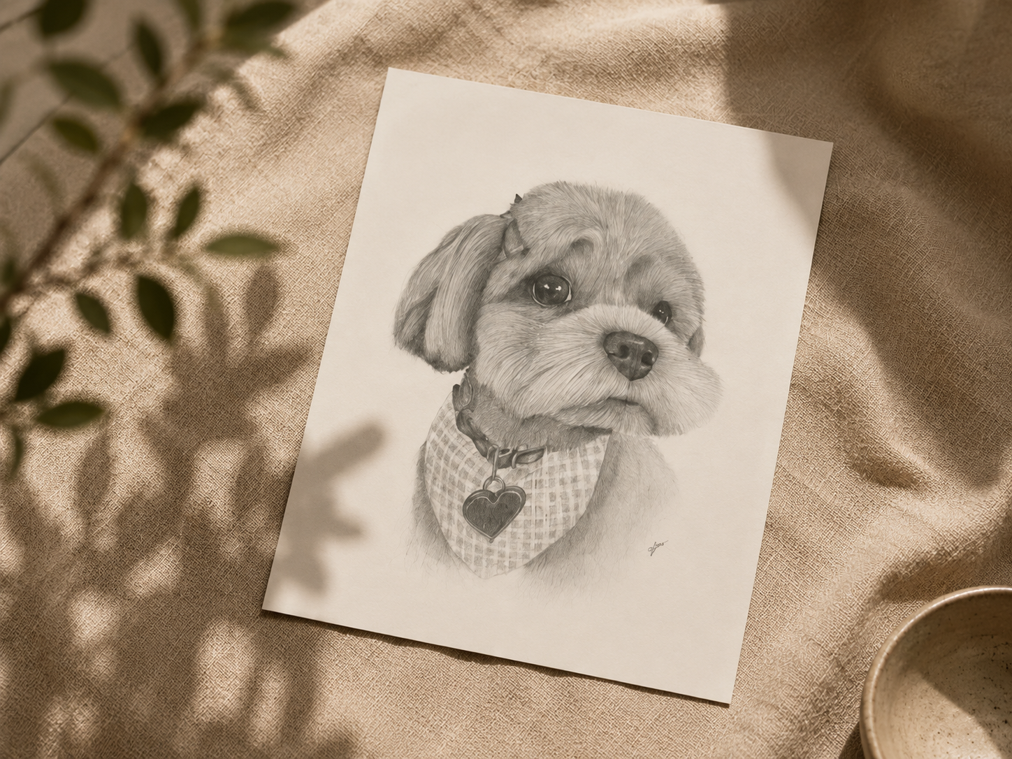 Dibujo a lápiz.