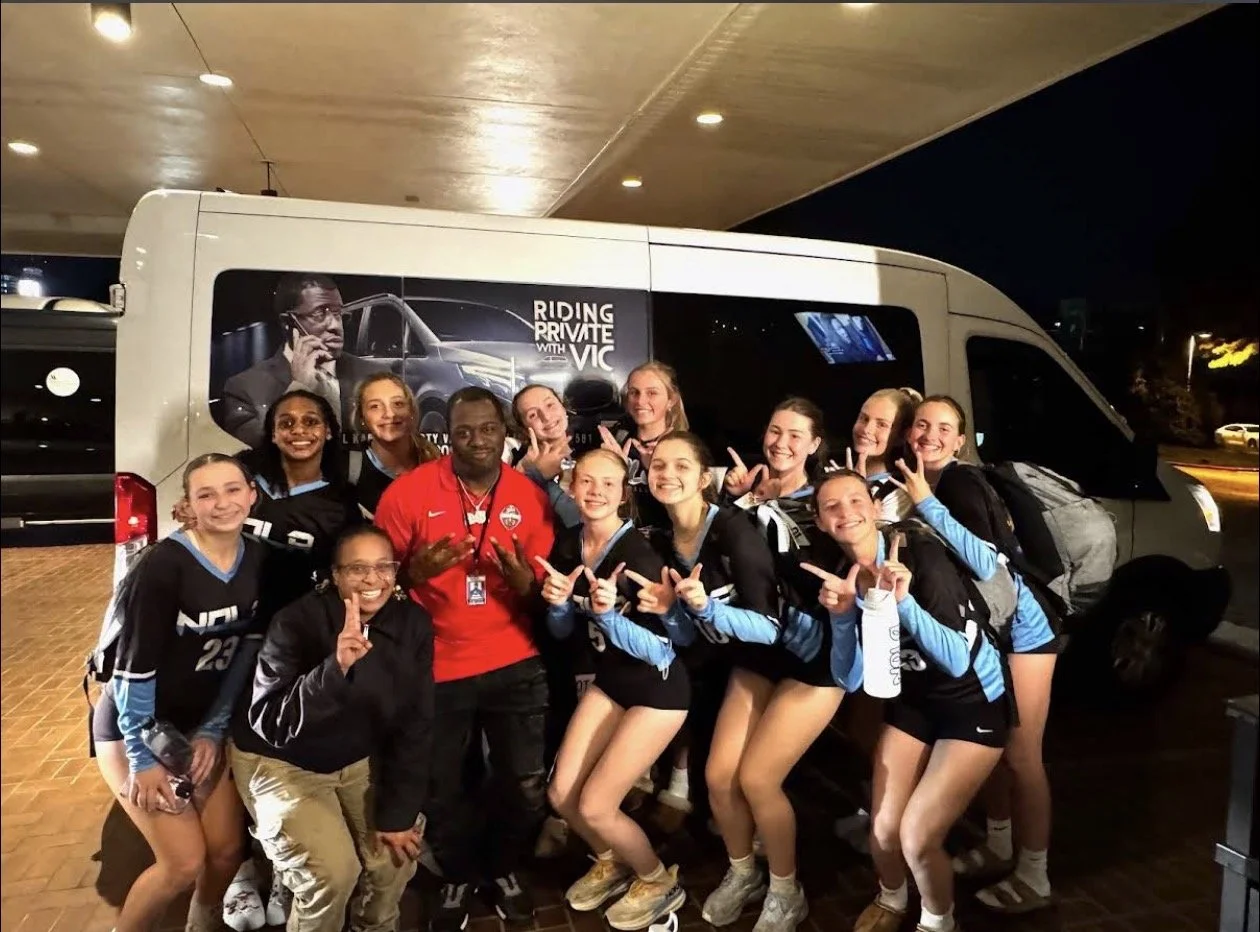 Private tournament shuttle transportation for teams groups athletes and families in Atlanta Georgia