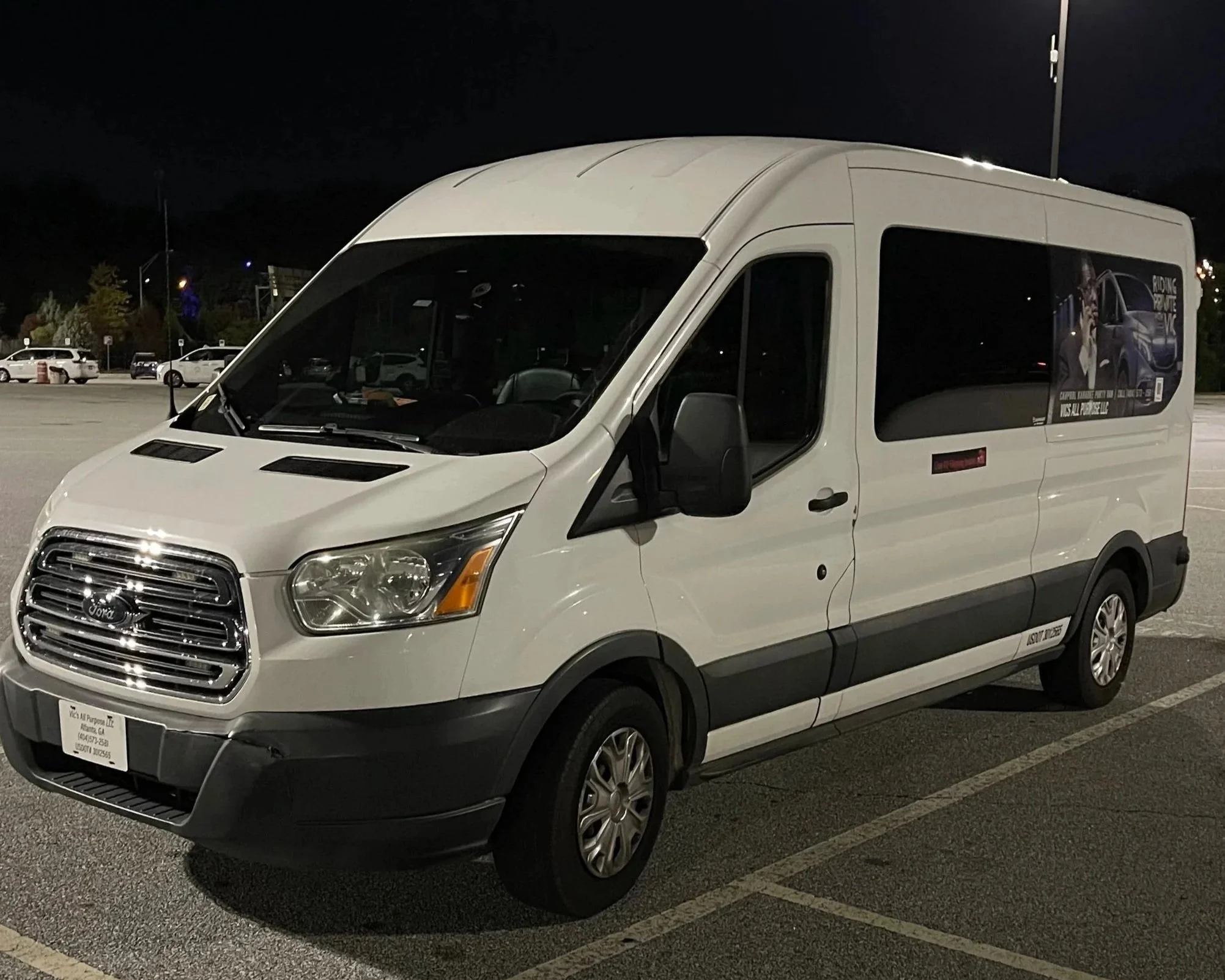 Private airport shuttle service from Lithia Springs, GA to Hartsfield-Jackson Atlanta International Airport by Vic's All Purpose LLC.
