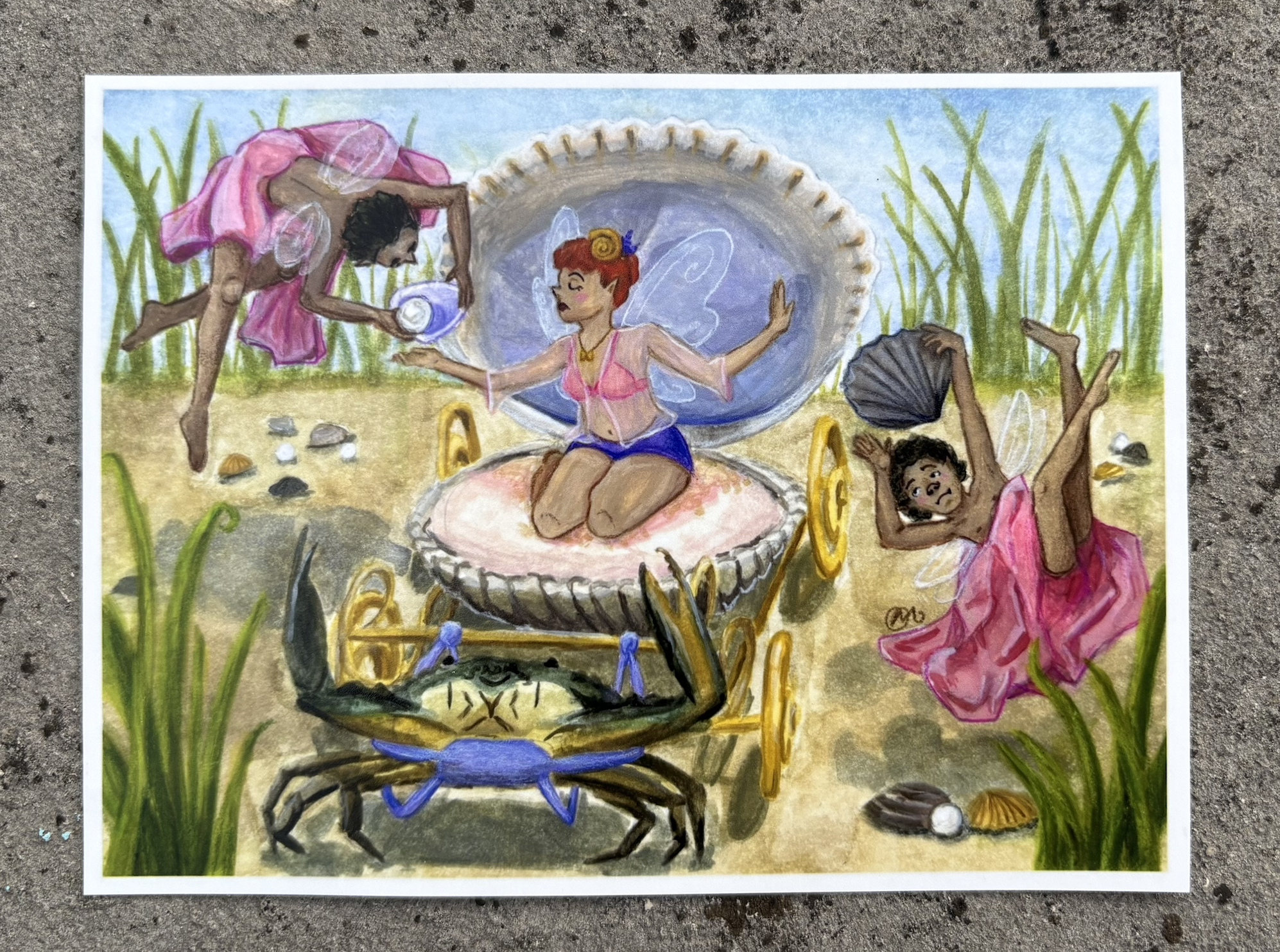 TALKIN' IN THE SHELLS PRINT
