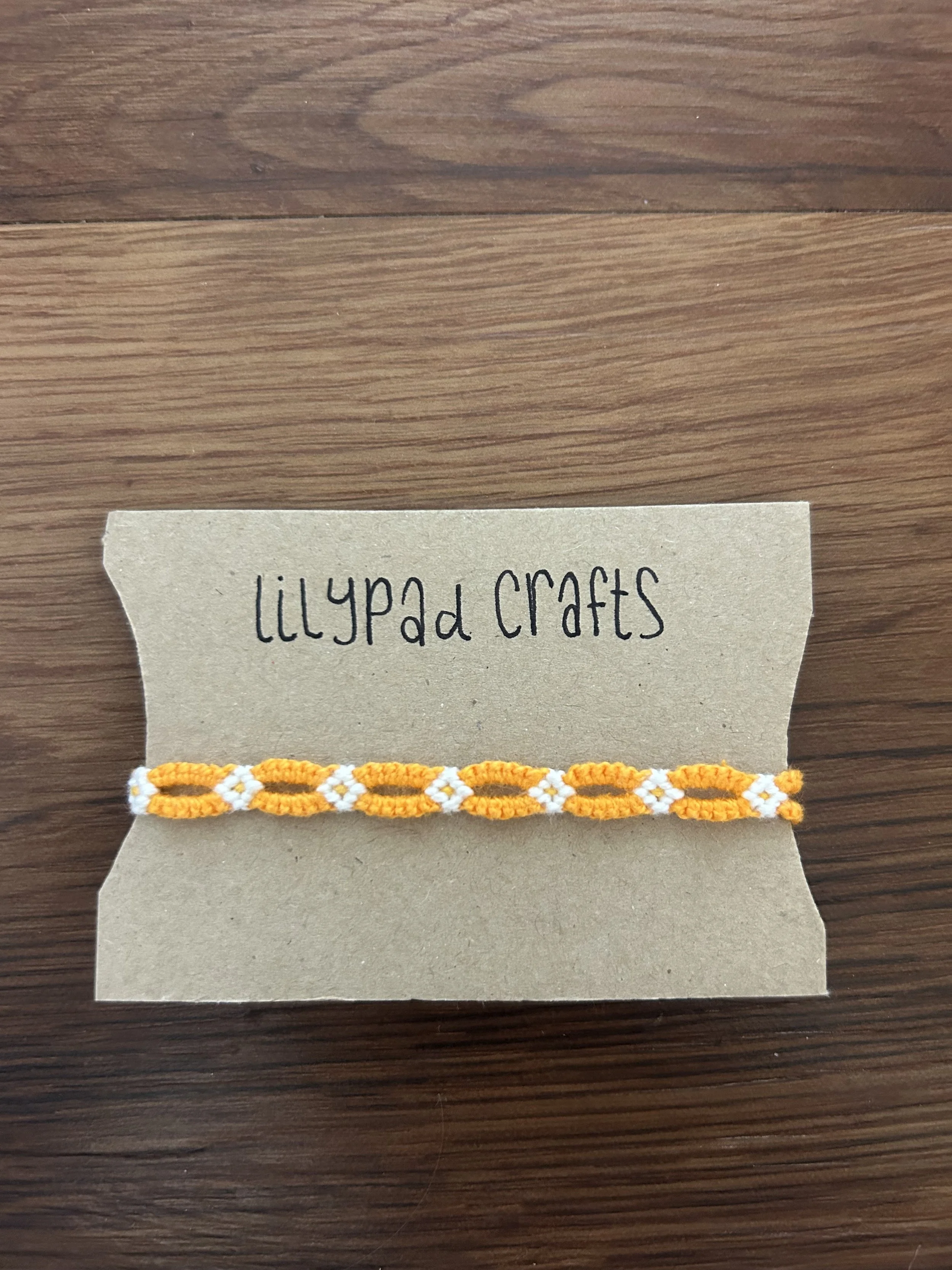 Dainty Daisy Bracelet (Orange).jpeg