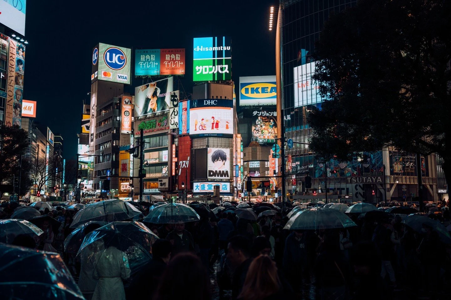 Chill vibes in Shibuya ☔️🌃 #RainyNights #ShibuyaLife