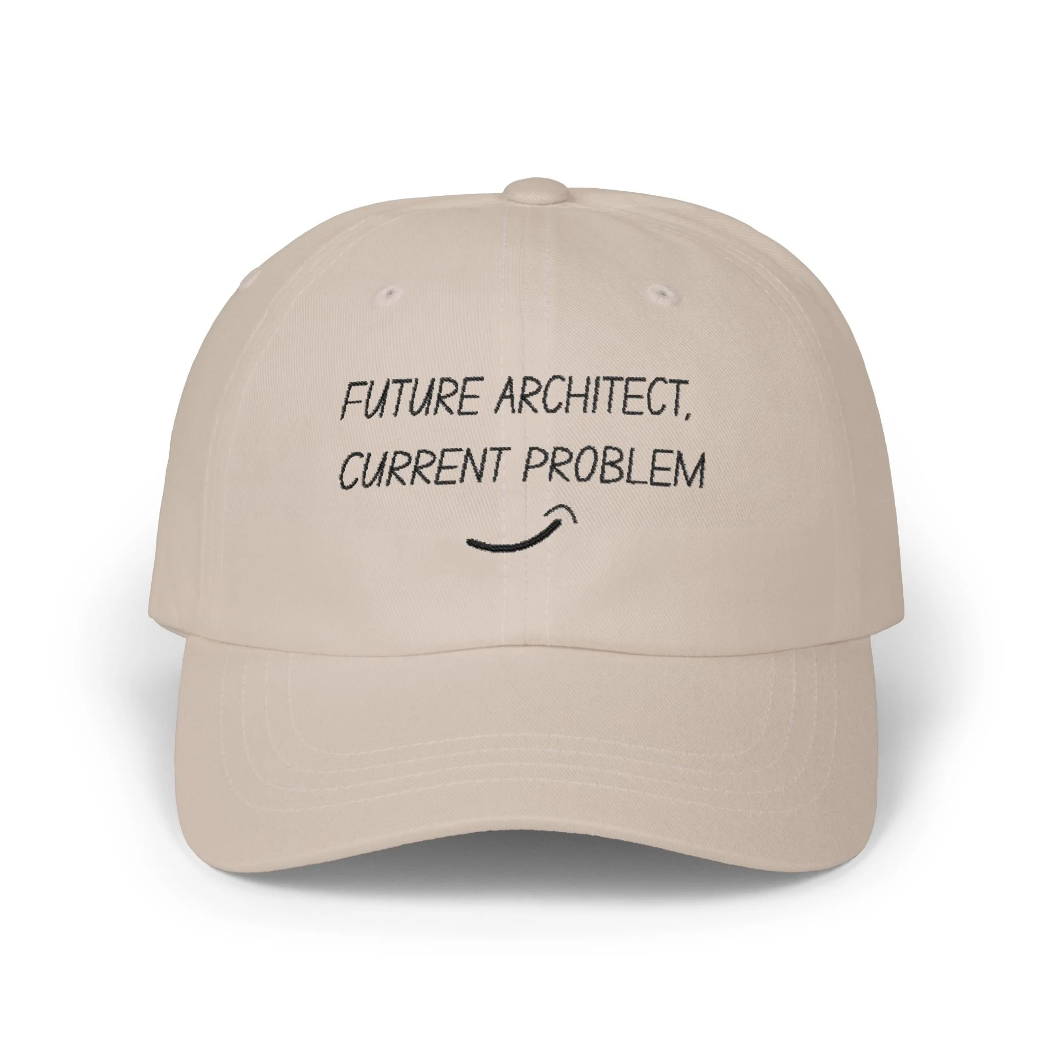 'Future Architect, Current Problem' Embroidered Baseball Hat