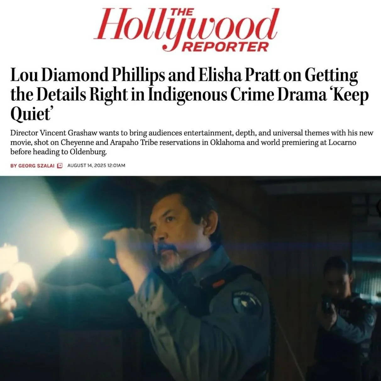It&rsquo;s been an exciting week for KEEP QUIET with its premiere at @filmfestlocarno today. Writing the score for this was such an honour, it&rsquo;s an incredible film with such a powerful story. I can&rsquo;t wait for you to see it! 

Lou Diamond 