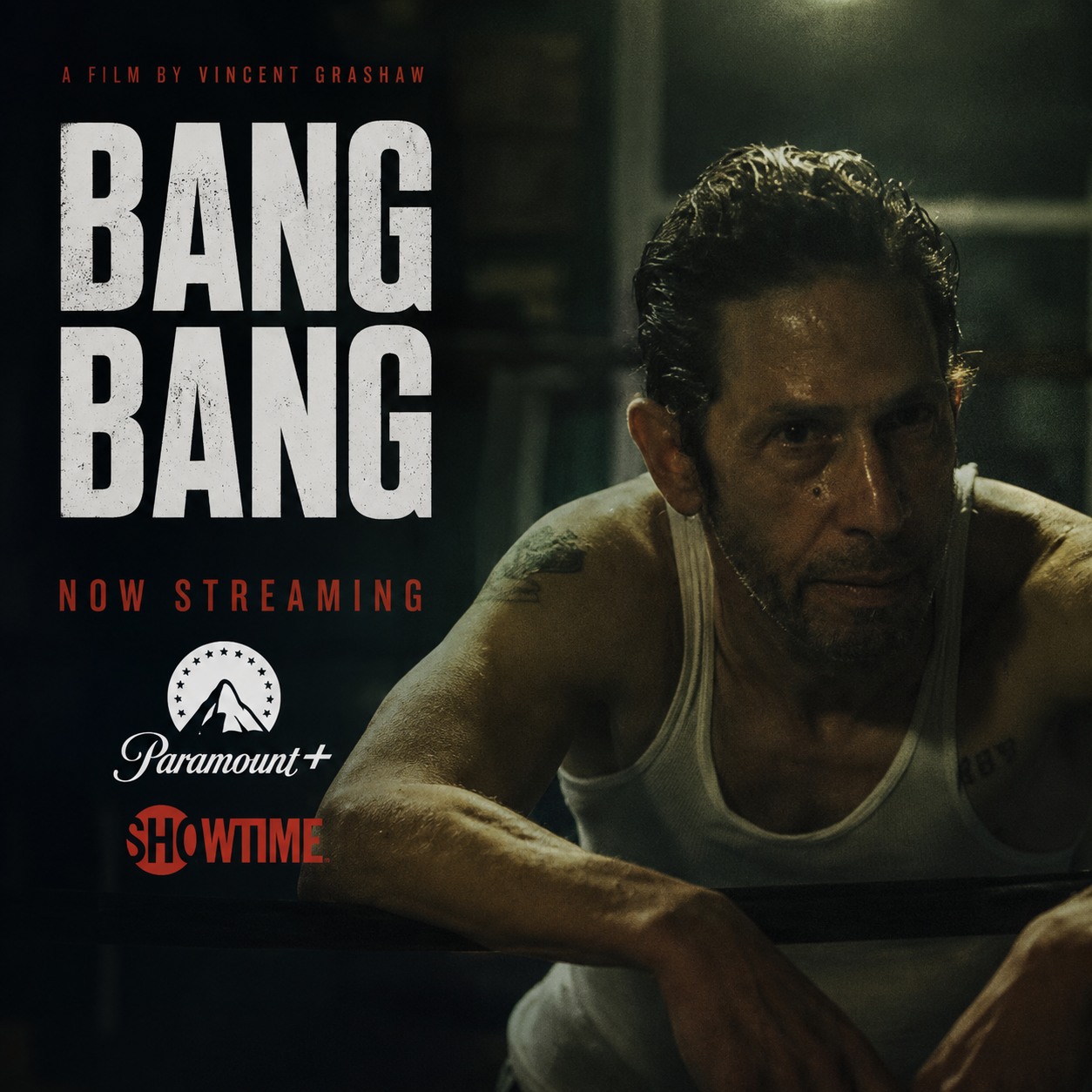 Bang Bang starring Tim Blake Nelson, now streaming on Paramount+ and Showtime. Original motion picture score by James Wakefield.