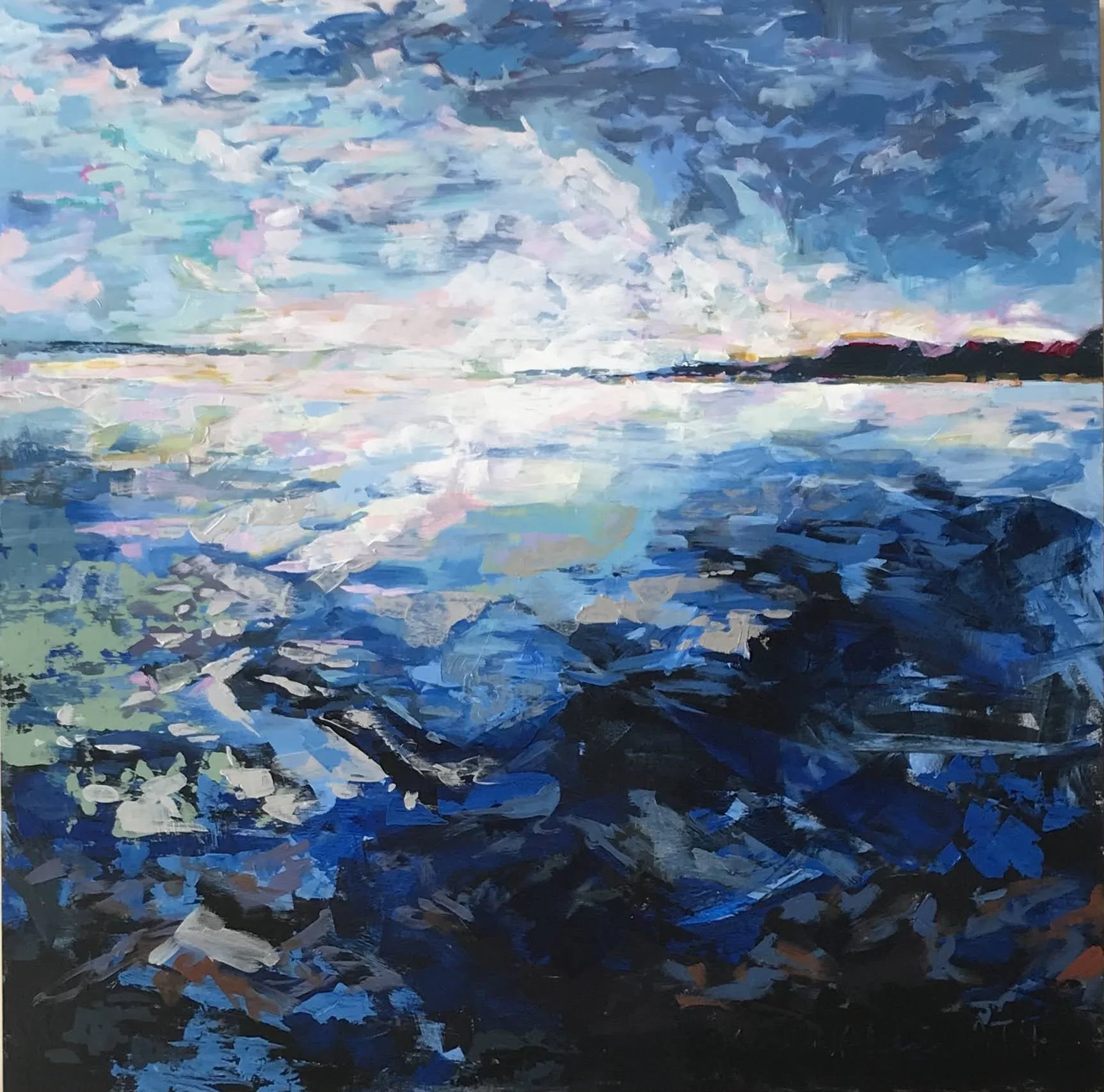 Sold, Acrylic, 40" x 40"
