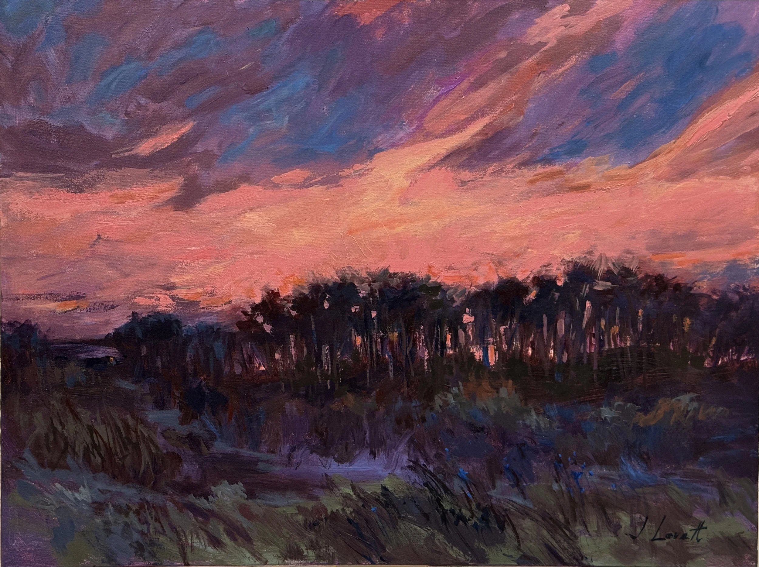 Land Series, Acrylic, 40" x 30"