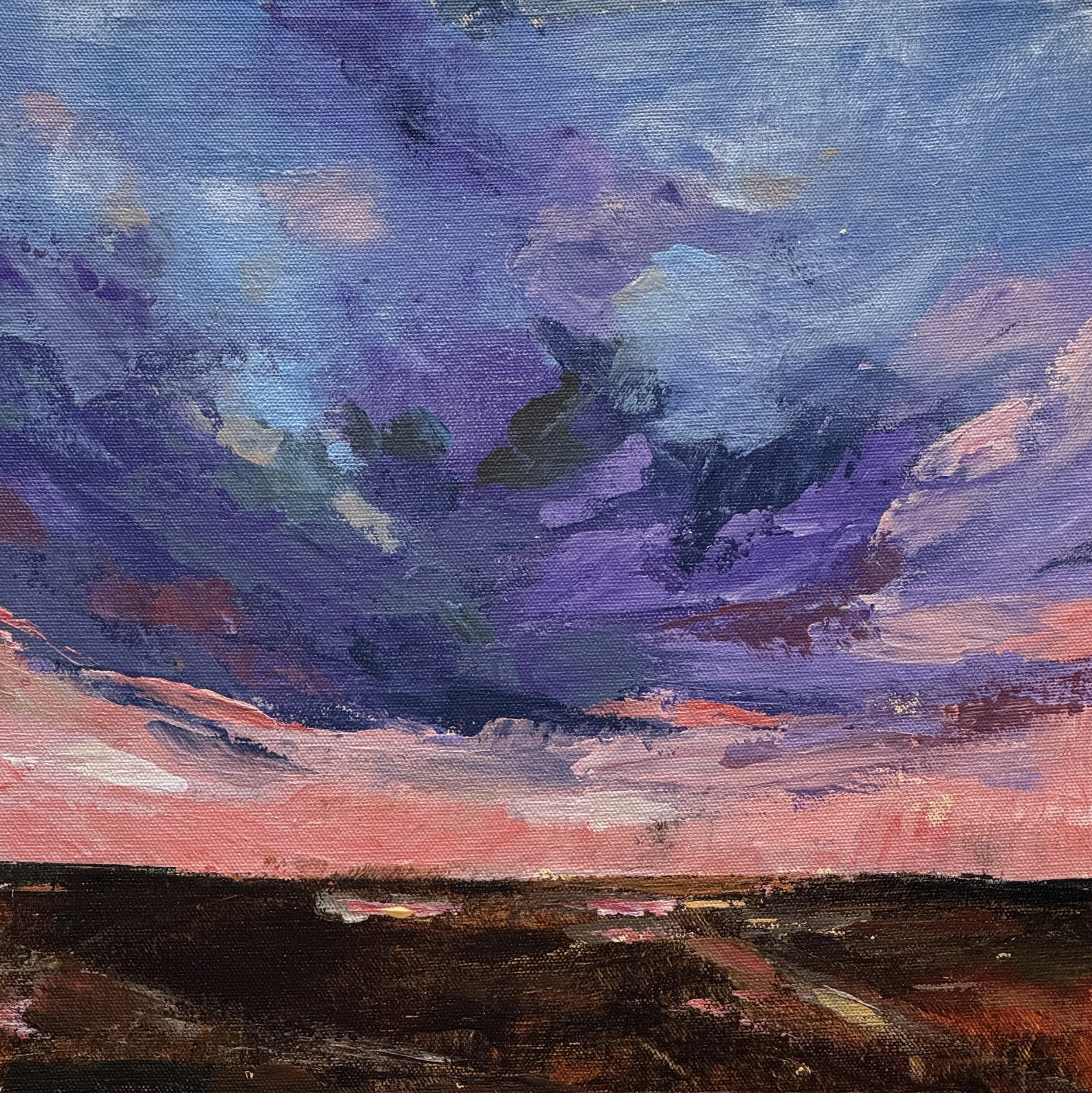 Sky Series, Acrylic 12" x 12"
