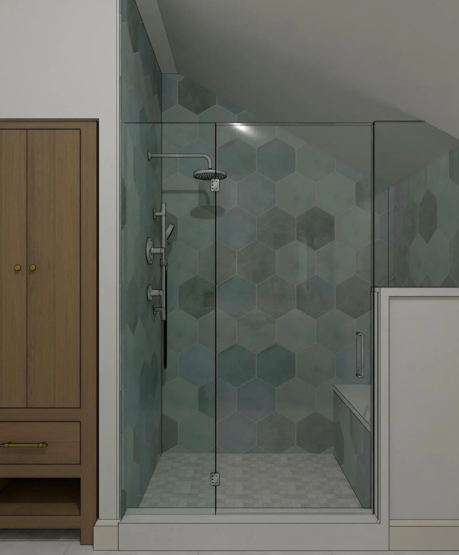 Taking shape. 

This bathroom renovation is moving from concept to reality, with custom details, thoughtful materials, and a layout designed to maximize every inch of the space. We love seeing a vision come together layer by layer.