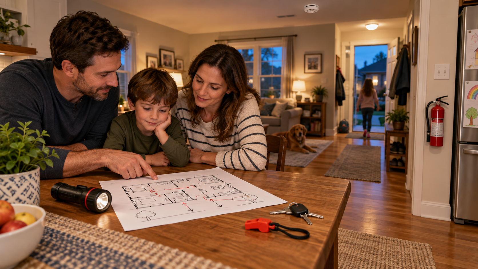 Could Your Family Get Out in Time? Building a Home Fire Escape Plan