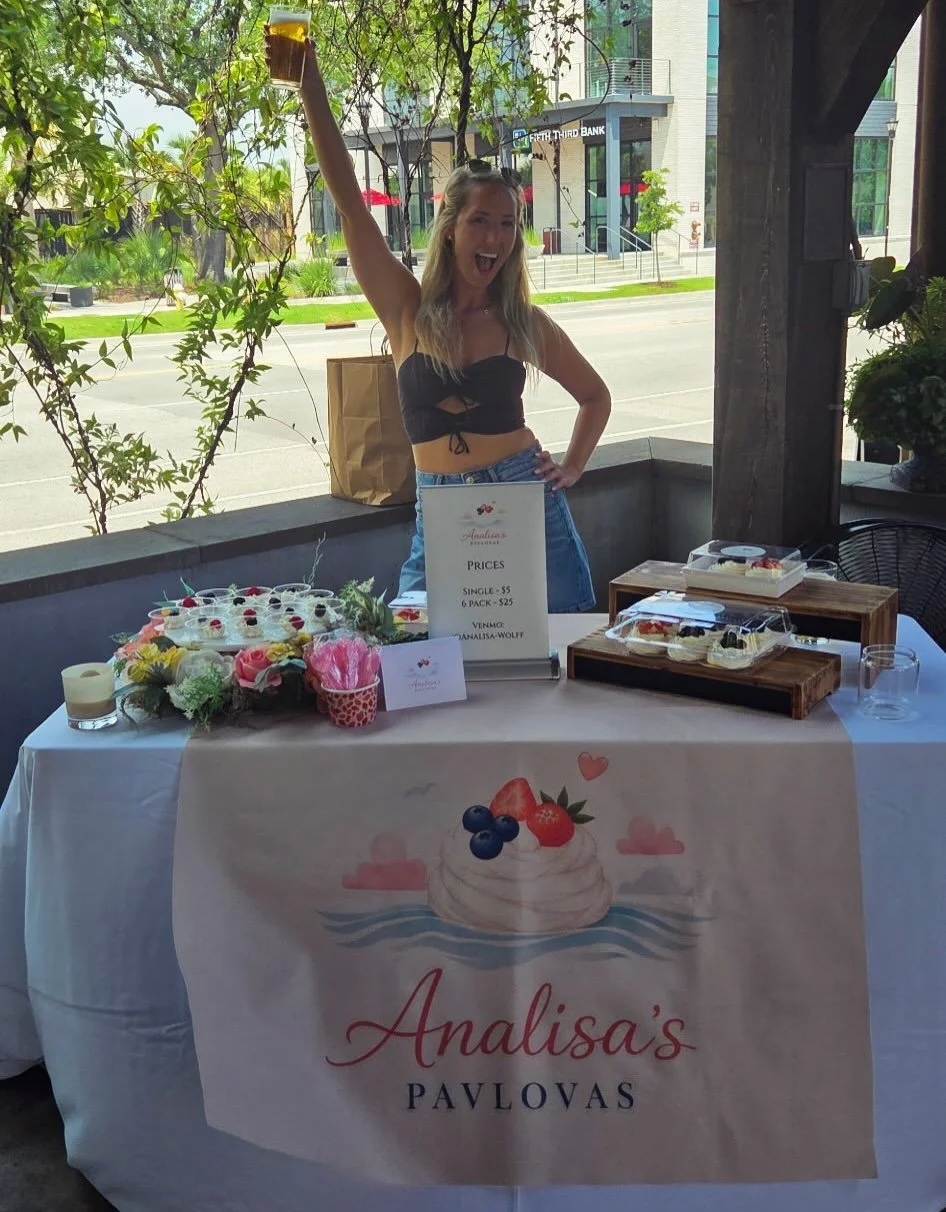 Market #2 on the books for Analisa&rsquo;s Pavlovas! Thank you for such a great event @edmundsoriginal and for the vendor bar tab 😏😝 met so many wonderful souls today and grateful for every connection and conversation 💞 most importantly shout out 