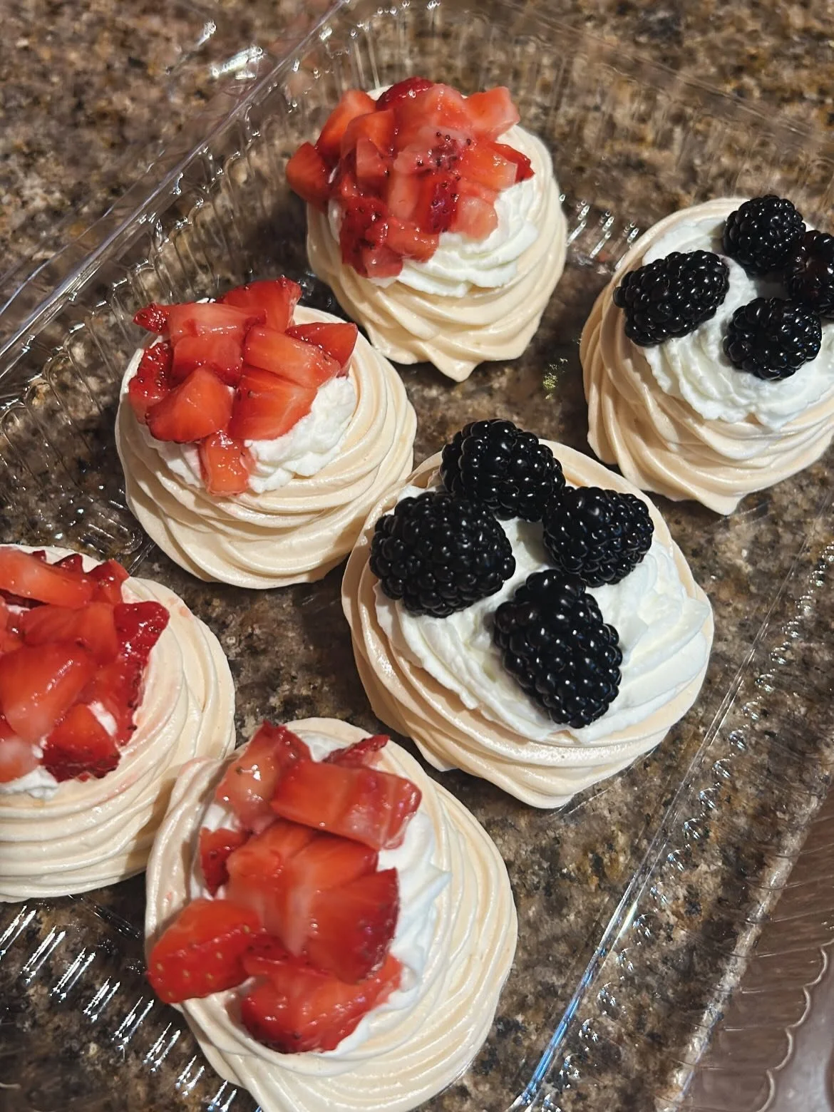 Life lately 😋💞☁️ 6 packs currently selling for $20 🤗 #analisaspavlovas #charlestonpavlovas #pavlovas
