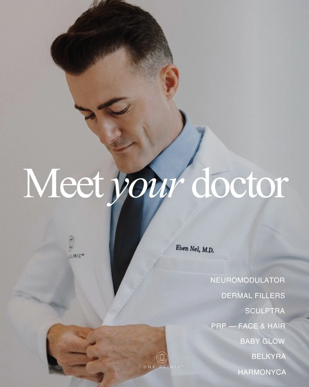 Get to know @dr.nel_md a little better👨&zwj;⚕️💉

With an eye for detail and a warm, thoughtful approach, Dr. Nel combines medical expertise with an appreciation for natural-looking results. From injectables to PRP, he takes the time to understand y